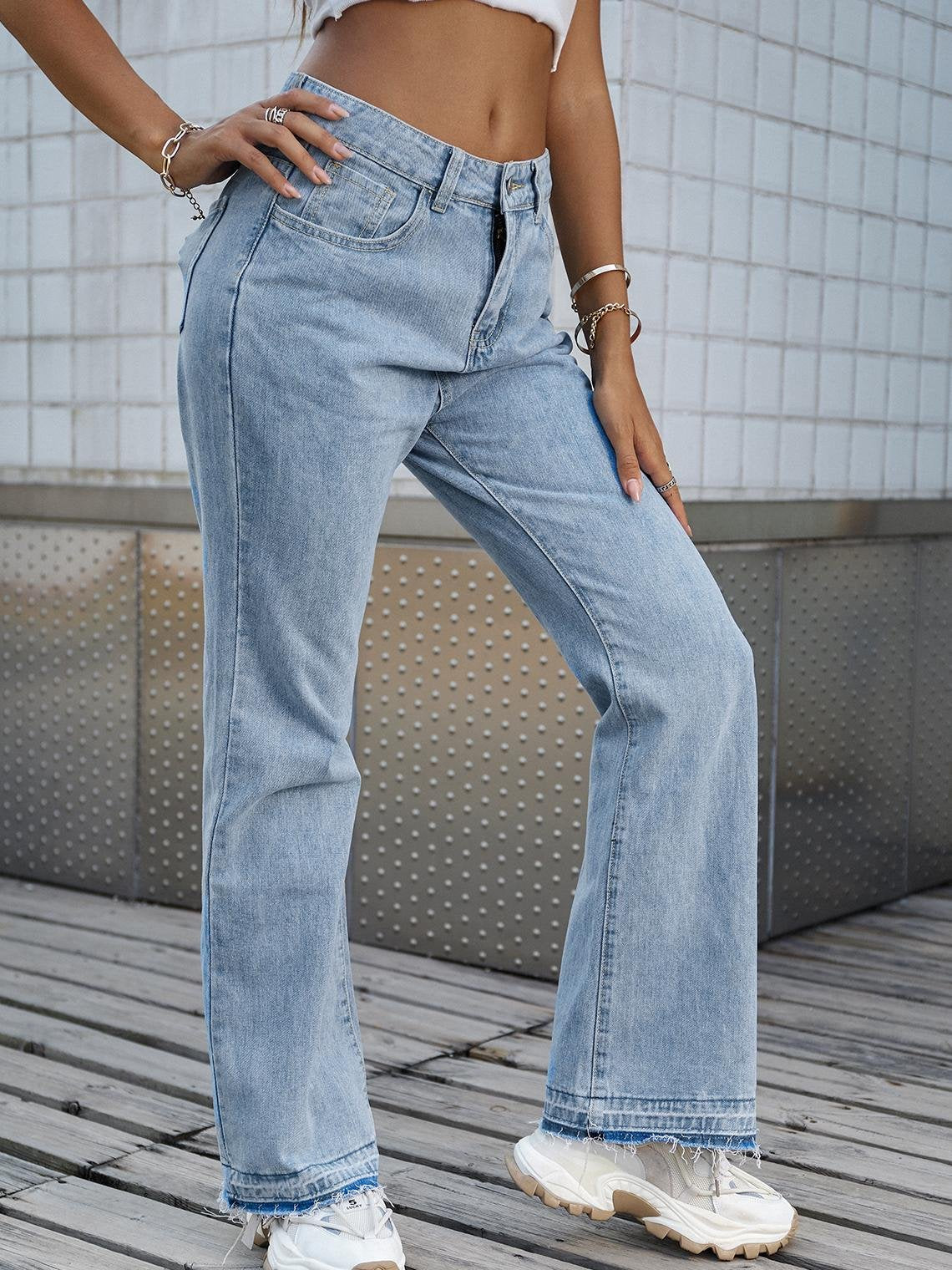 Vintage Blue Bottom Jeans