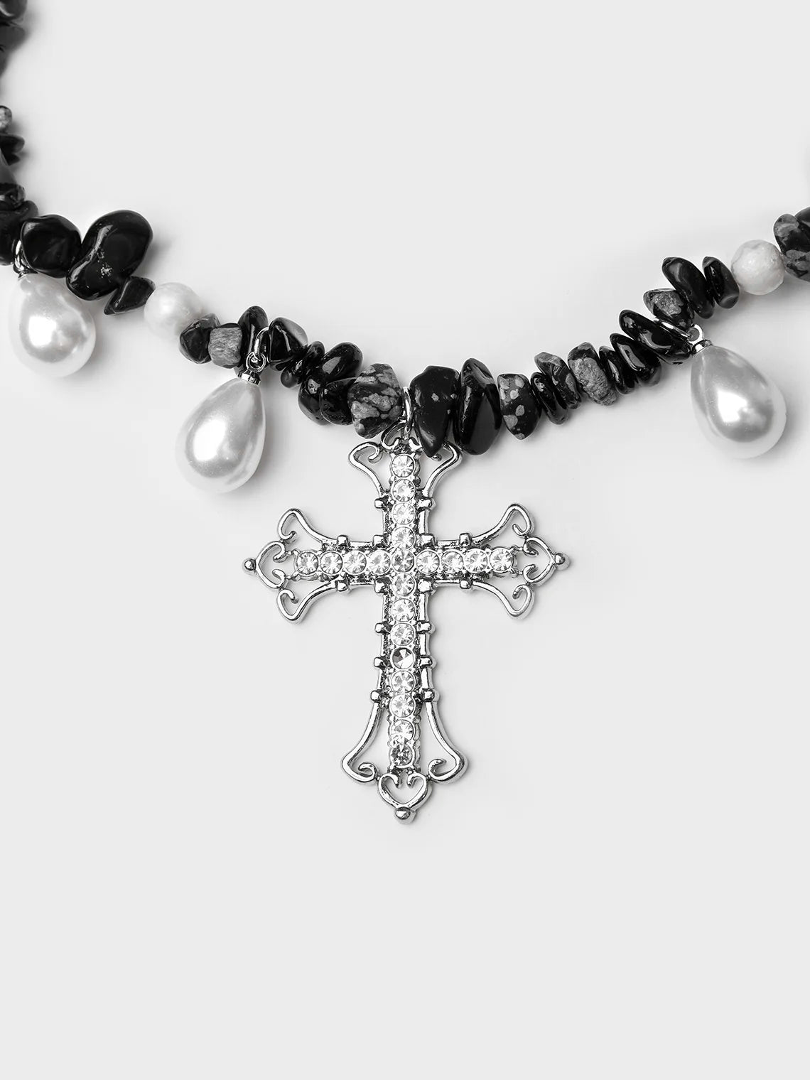 Metal Cross Necklace