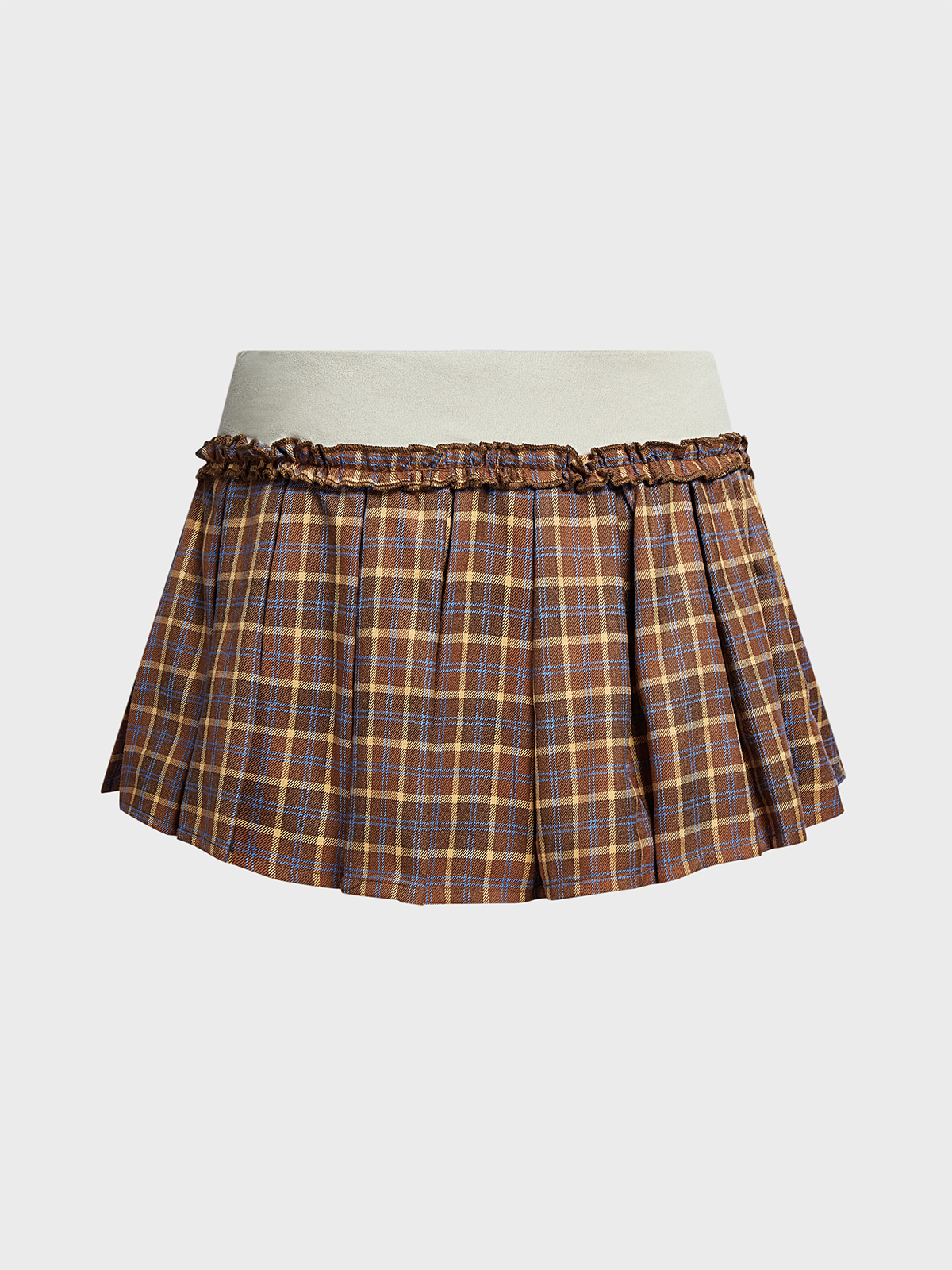 Plaid Plaid Short Skirt