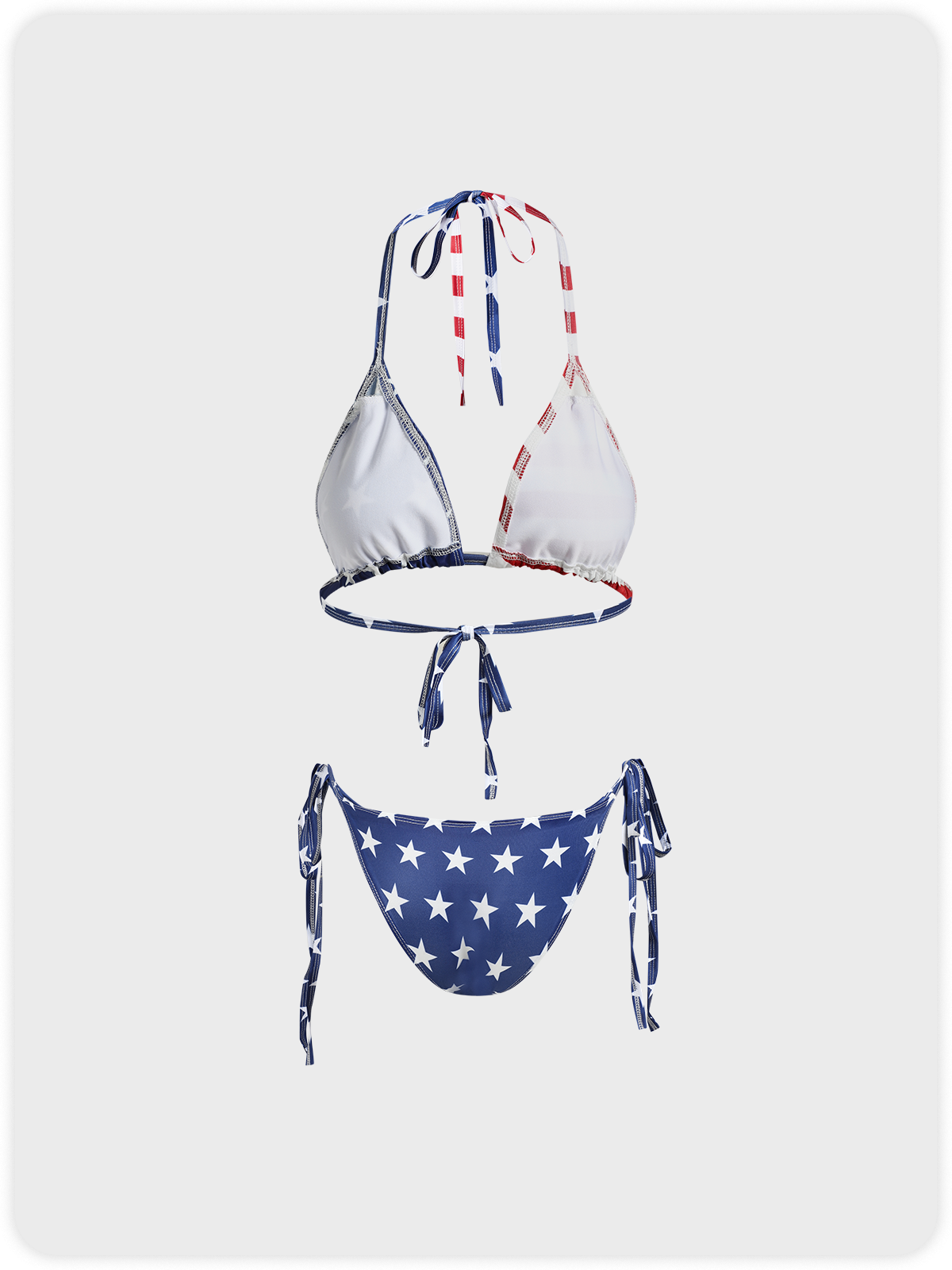 Jersey America Flag Bikini Set