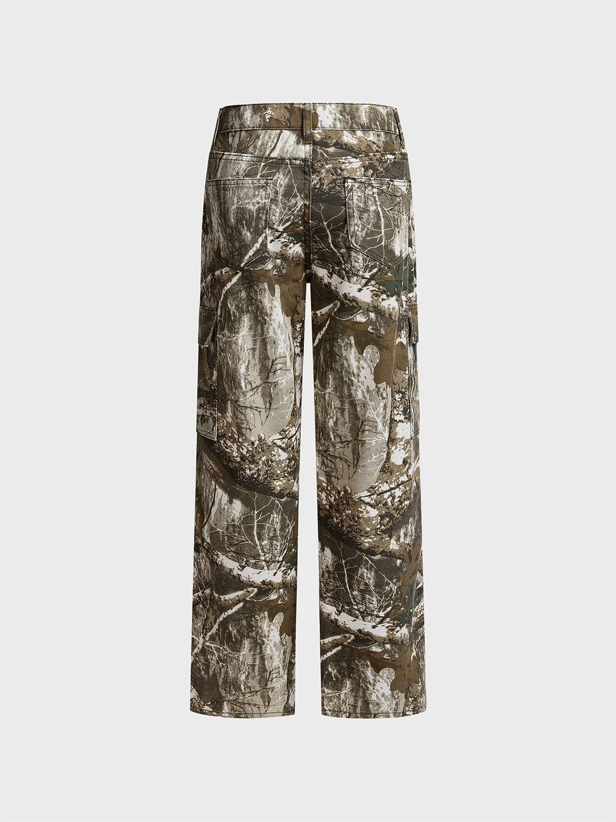 Camouflage Pockets Camo Cargo Pants