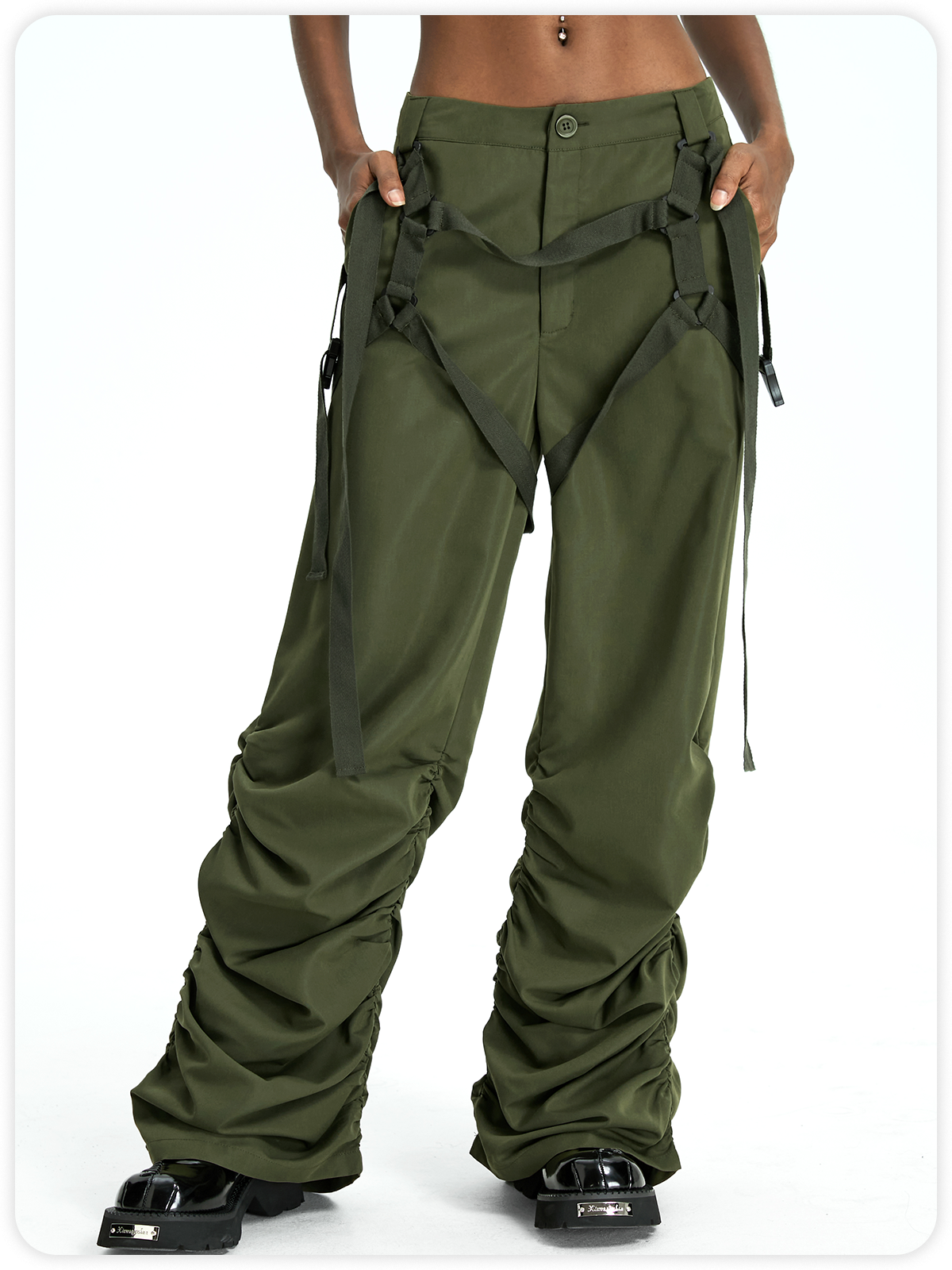 Street Army Green Bottom Pants