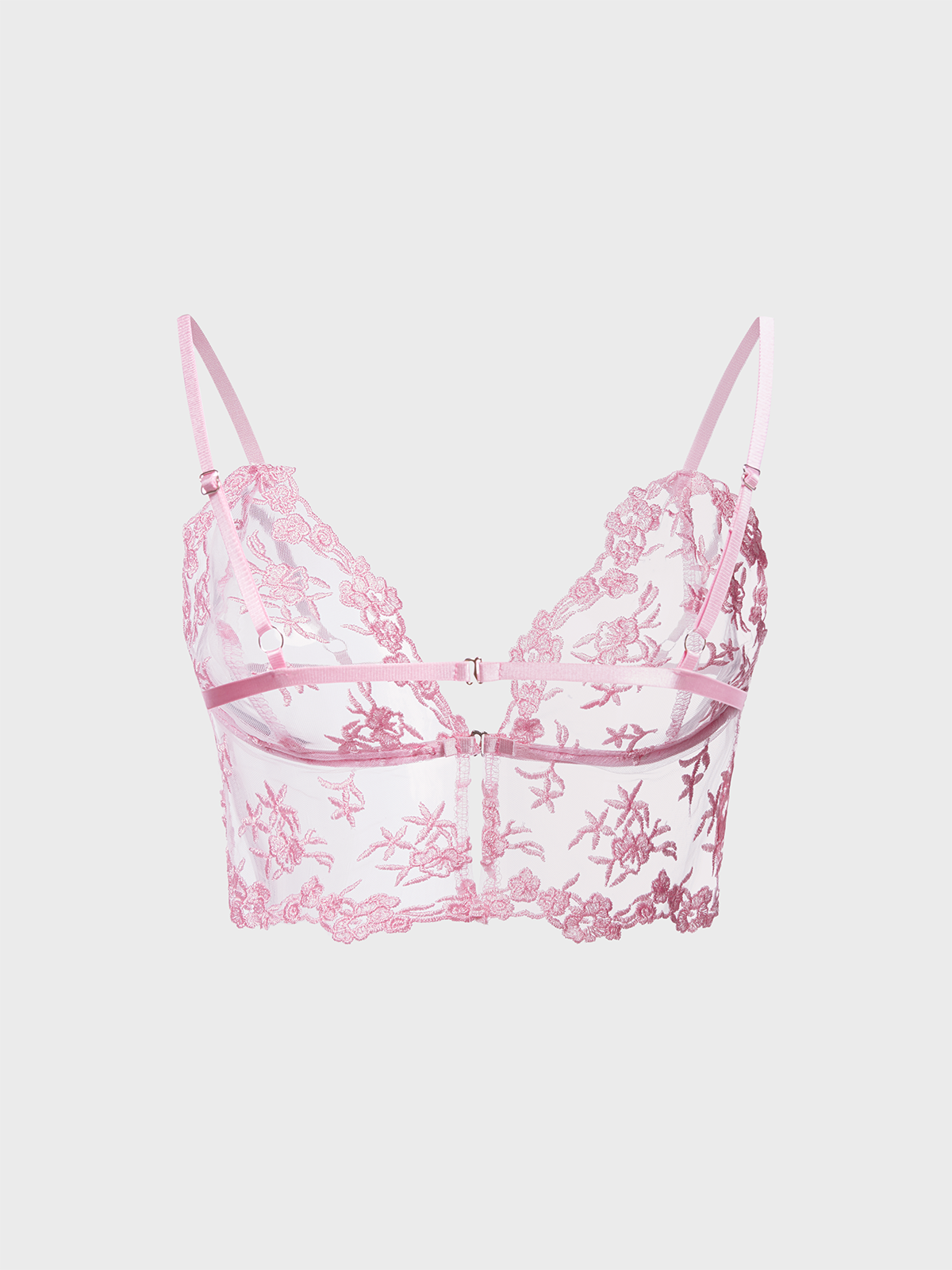 Lace Floral Bikini Set