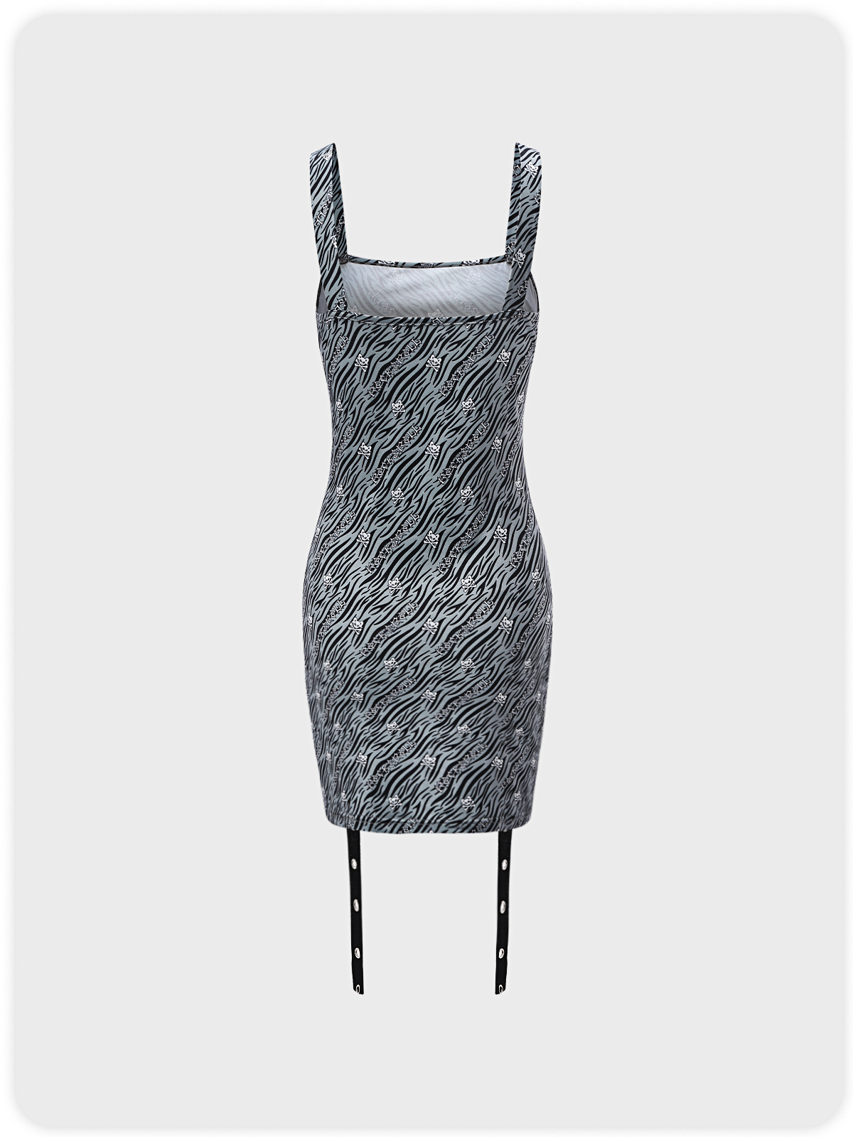 Street Gray Dress Mini Dress