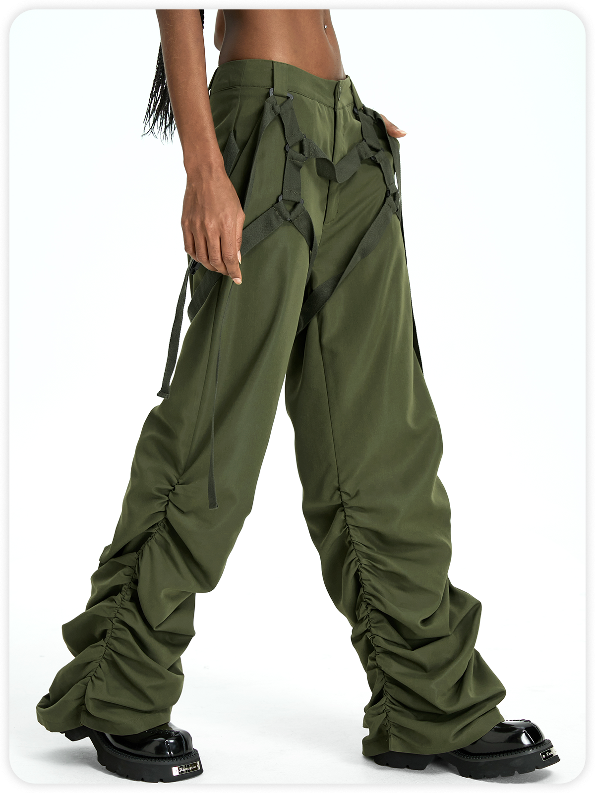 Street Army Green Bottom Pants