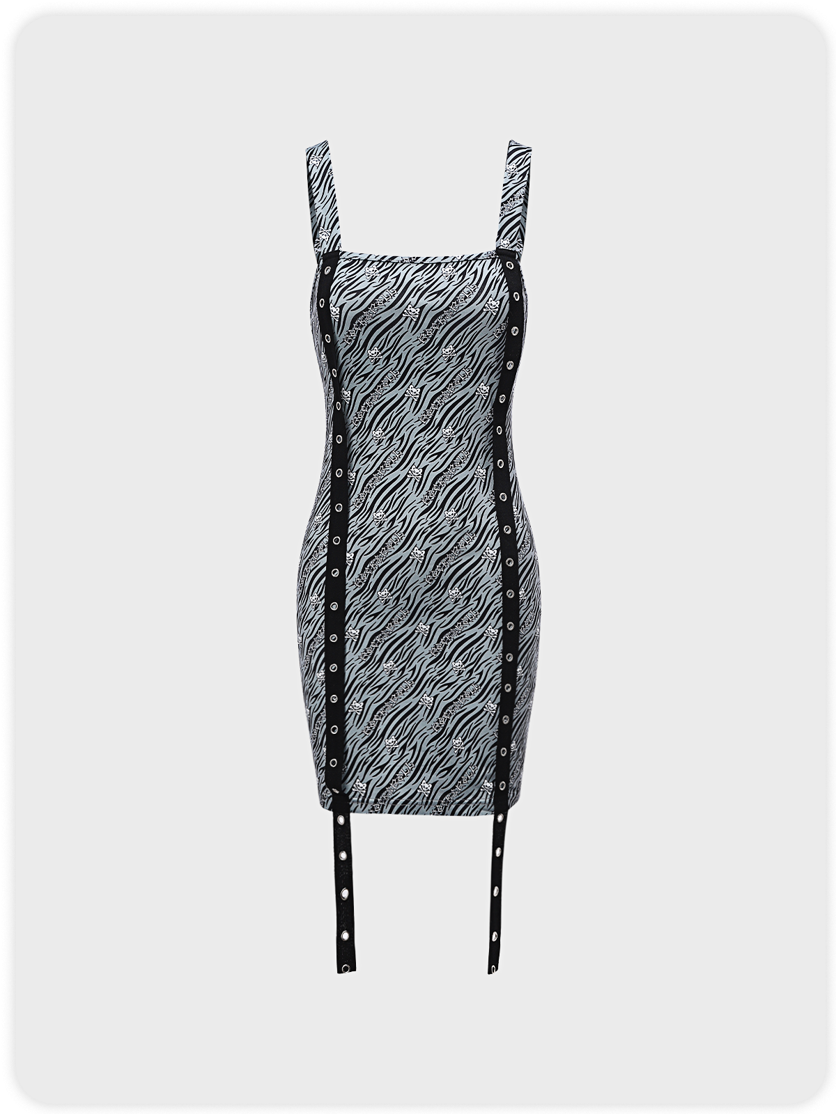 Street Gray Dress Mini Dress