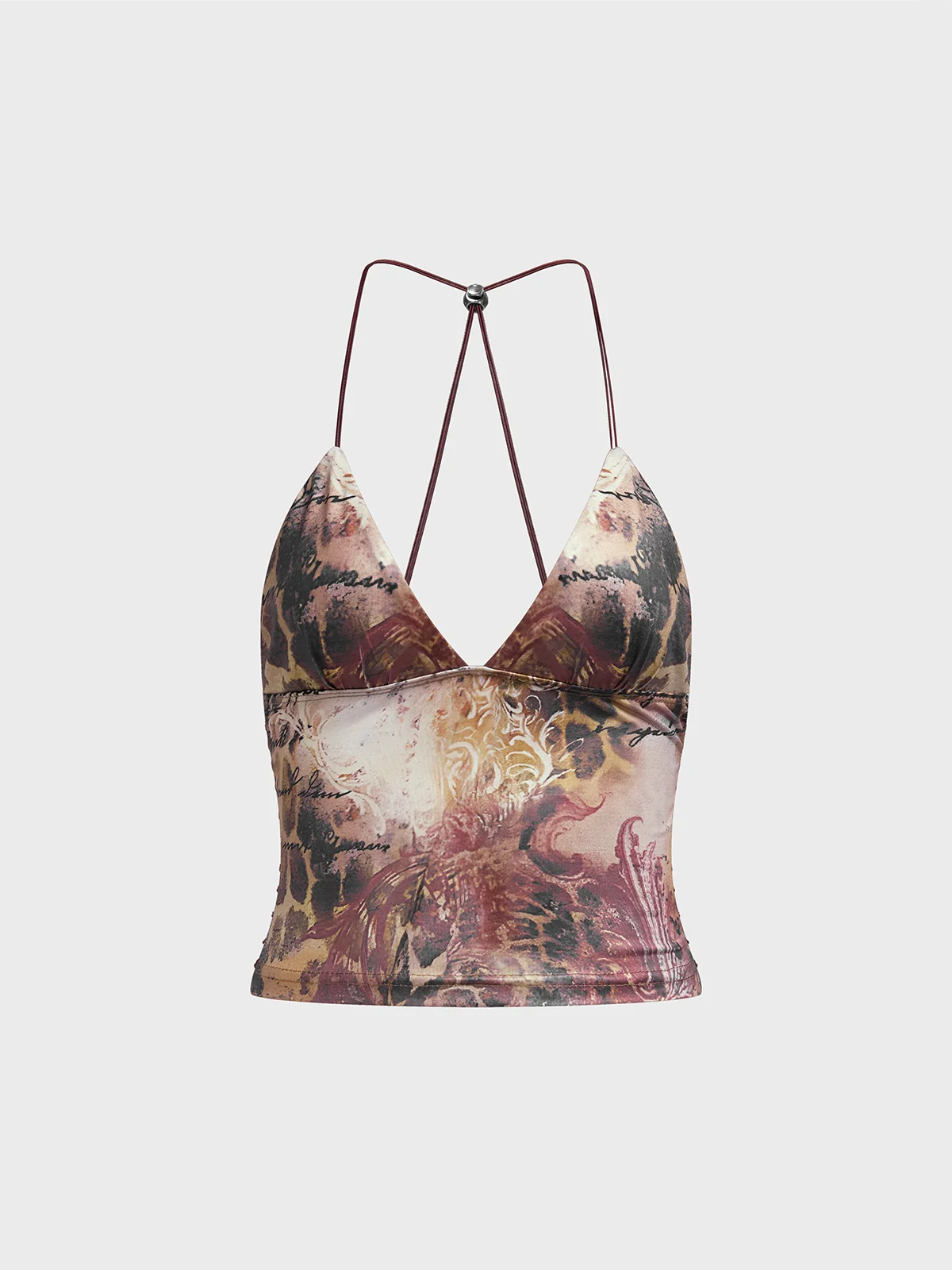 Spaghetti Leopard Cami Top