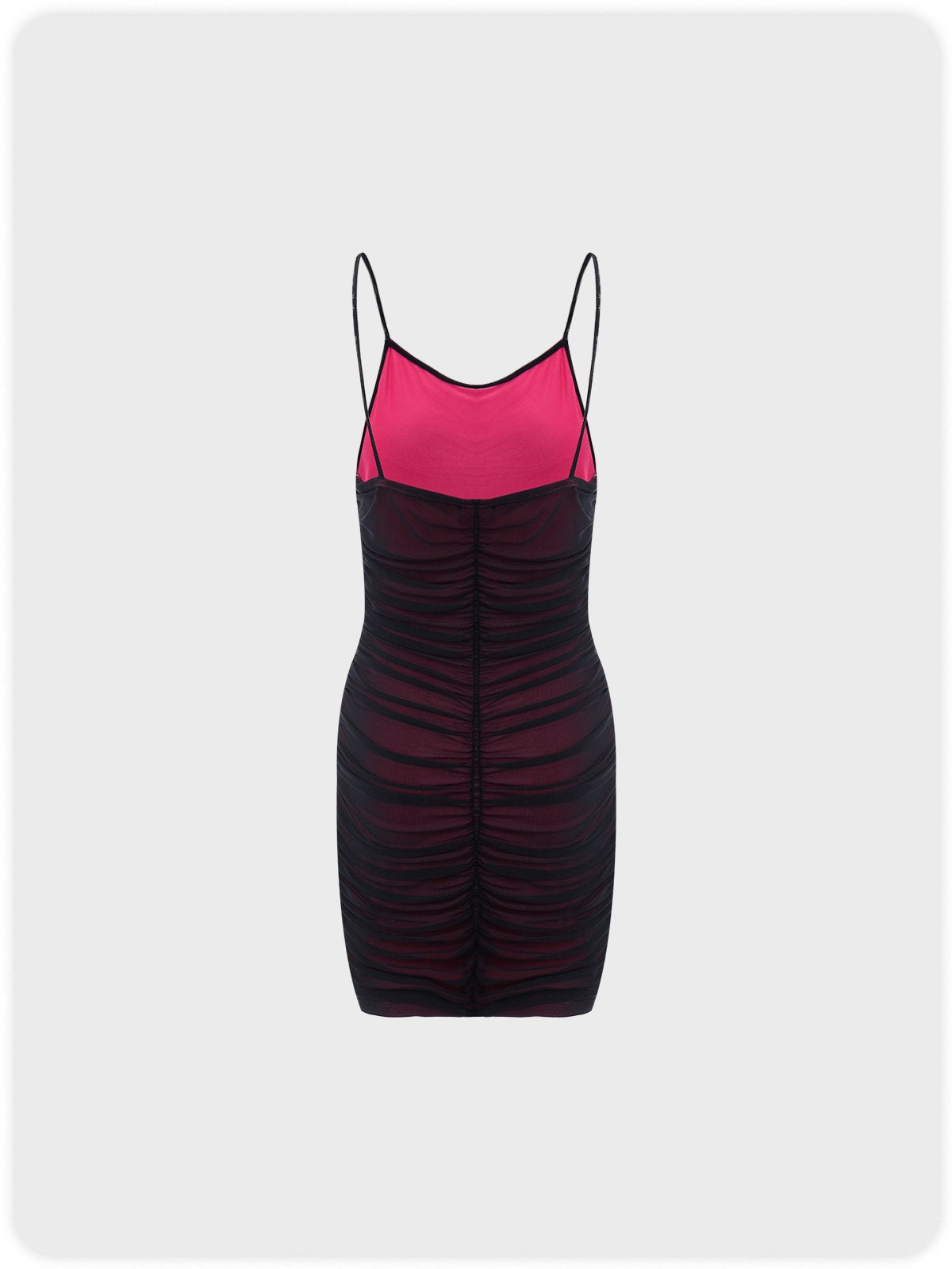 Deep Red Dress Mini Dress