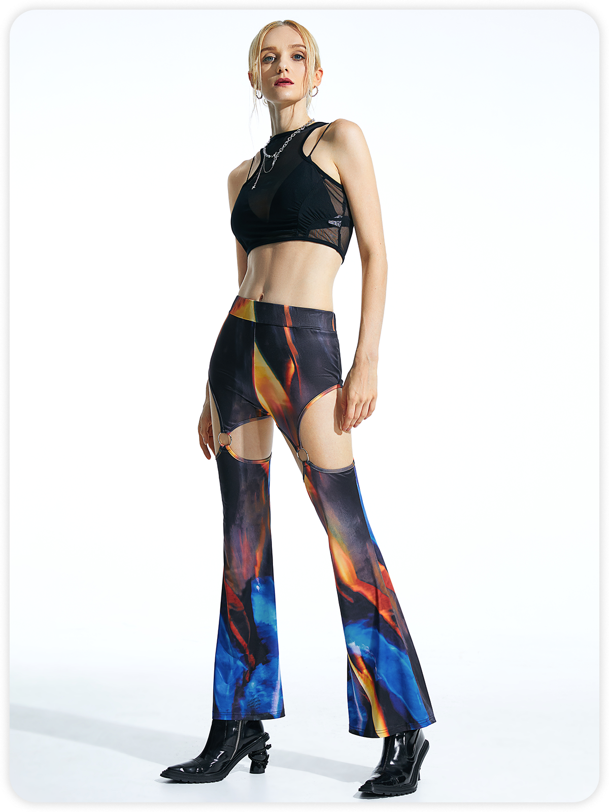 Multicolor Bottom Pants