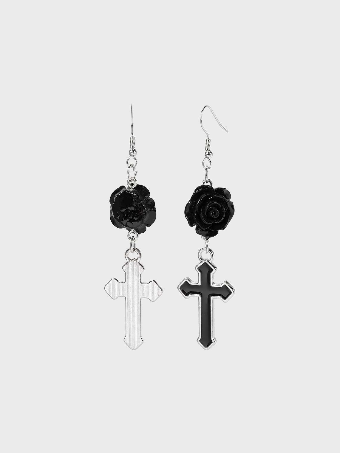 Punk Black Accessory Earrings