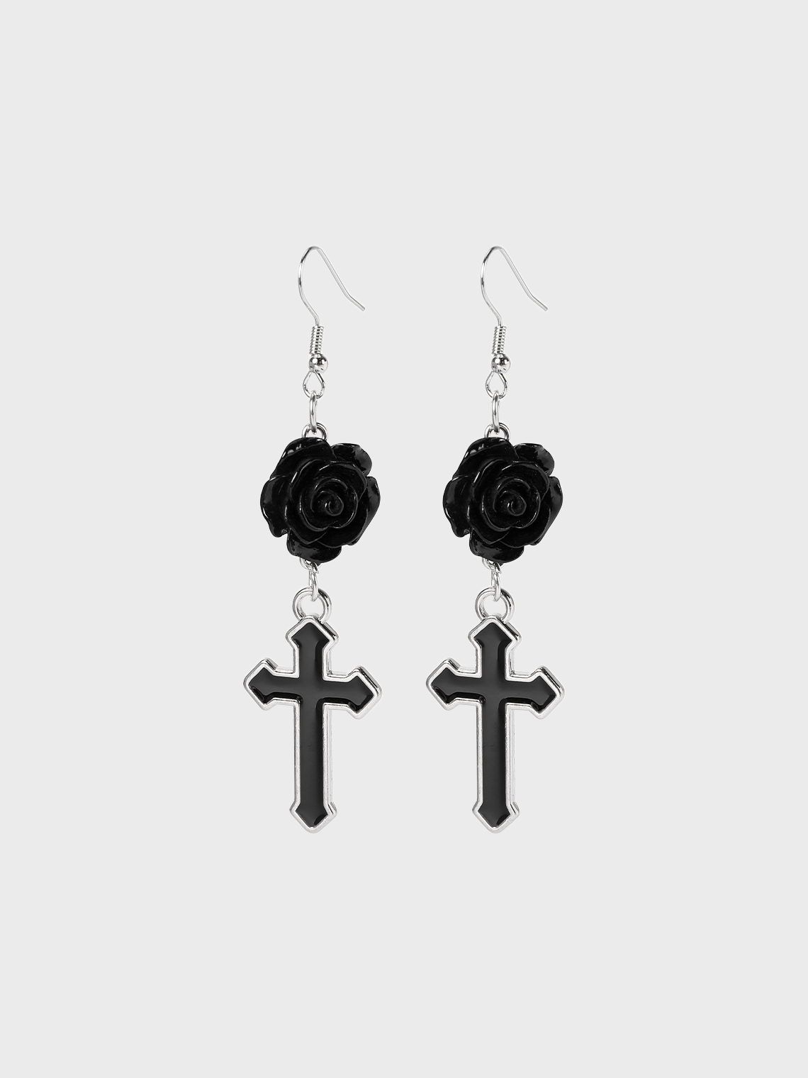 Punk Black Accessory Earrings