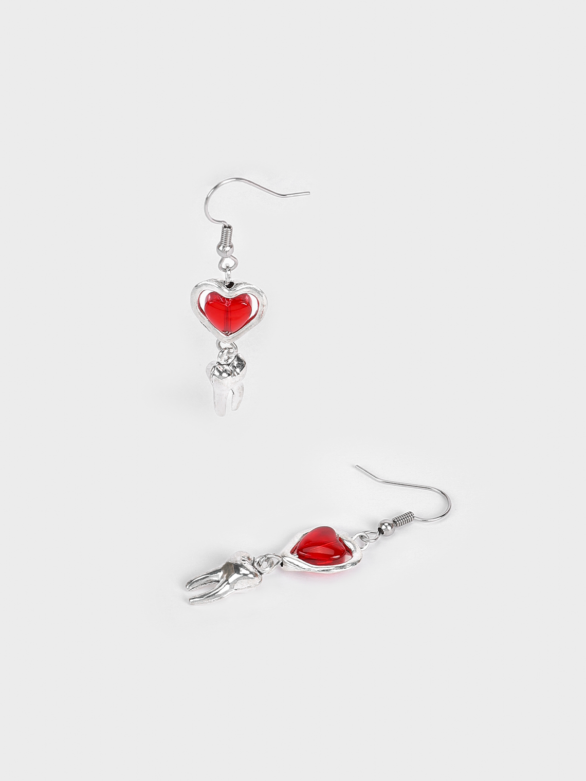 Street Red Accessory Earrings