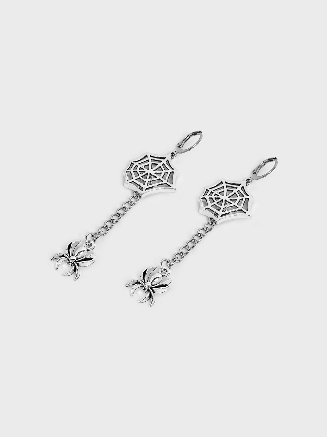 Punk Silver Accessory Earrings