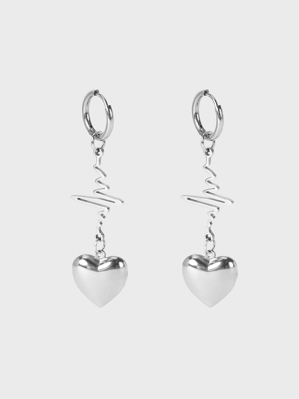 Y2K Silver Accessory Earrings