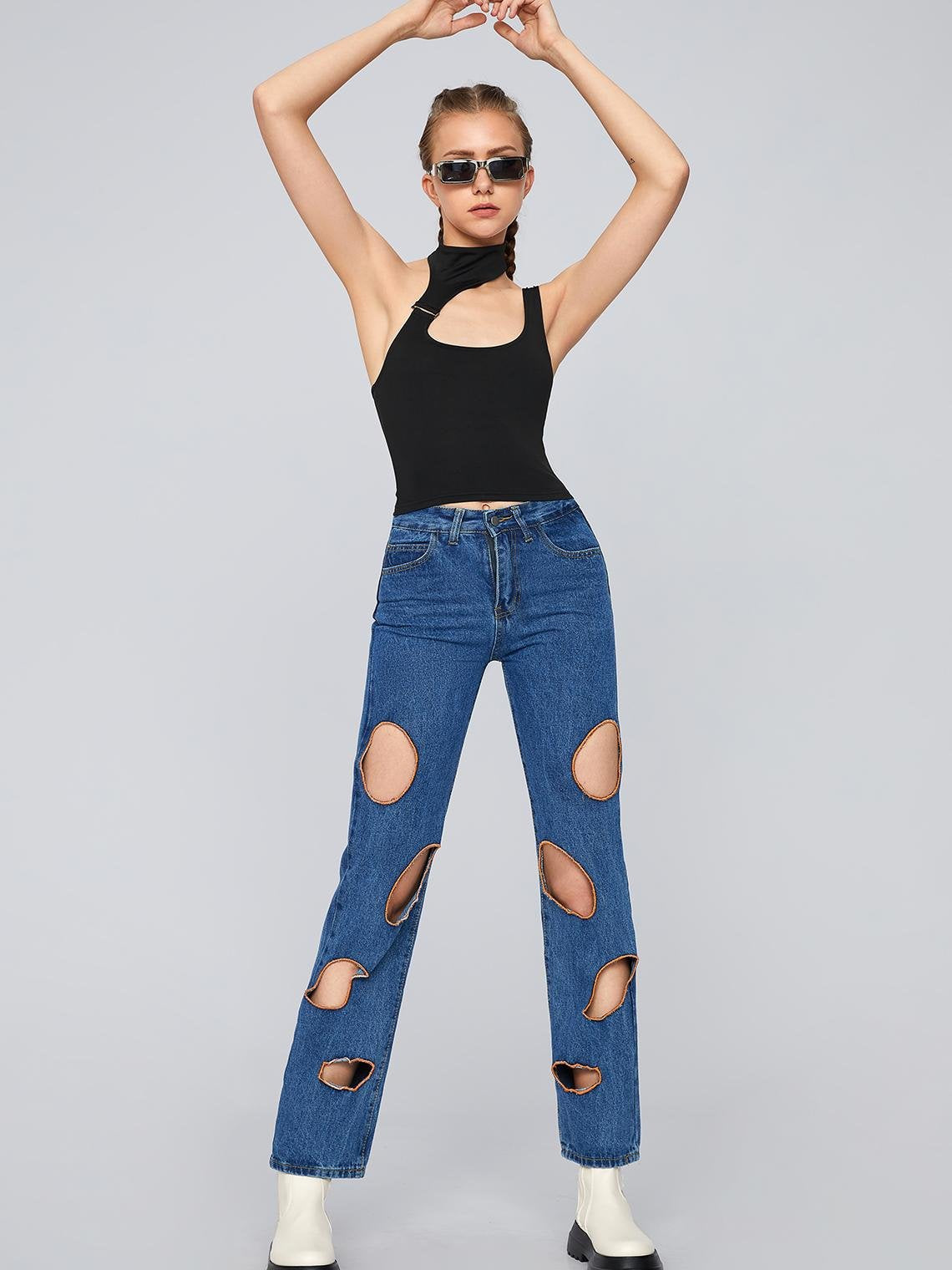 Casual Blue Bottom Jeans