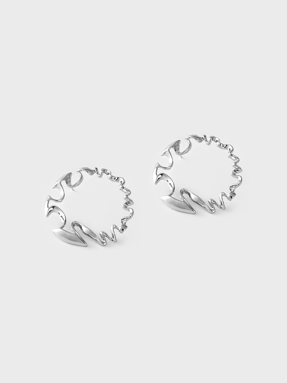 Y2K Silver Accessory Earrings