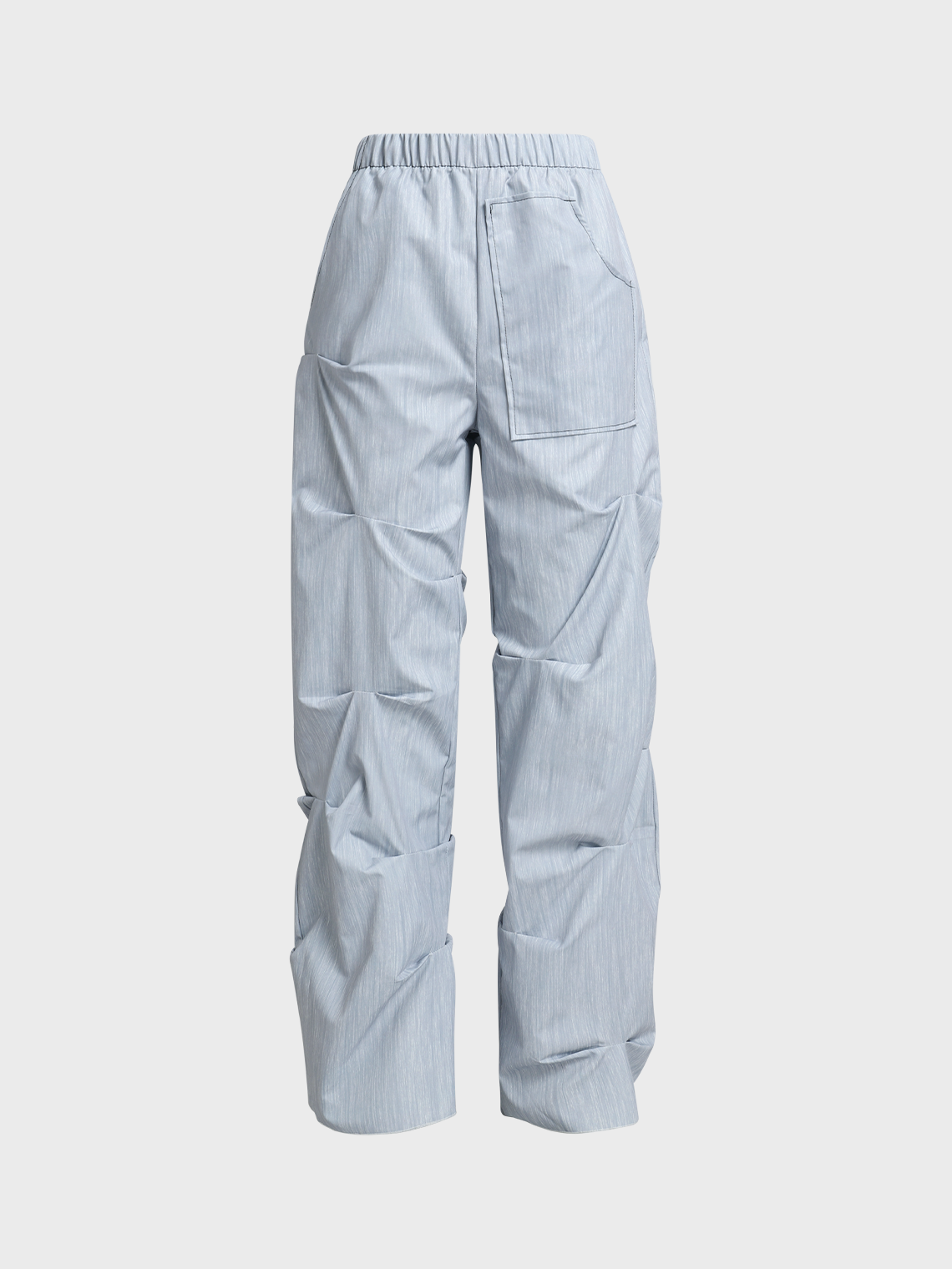 Street Gray Wrinkle Bottom Pants