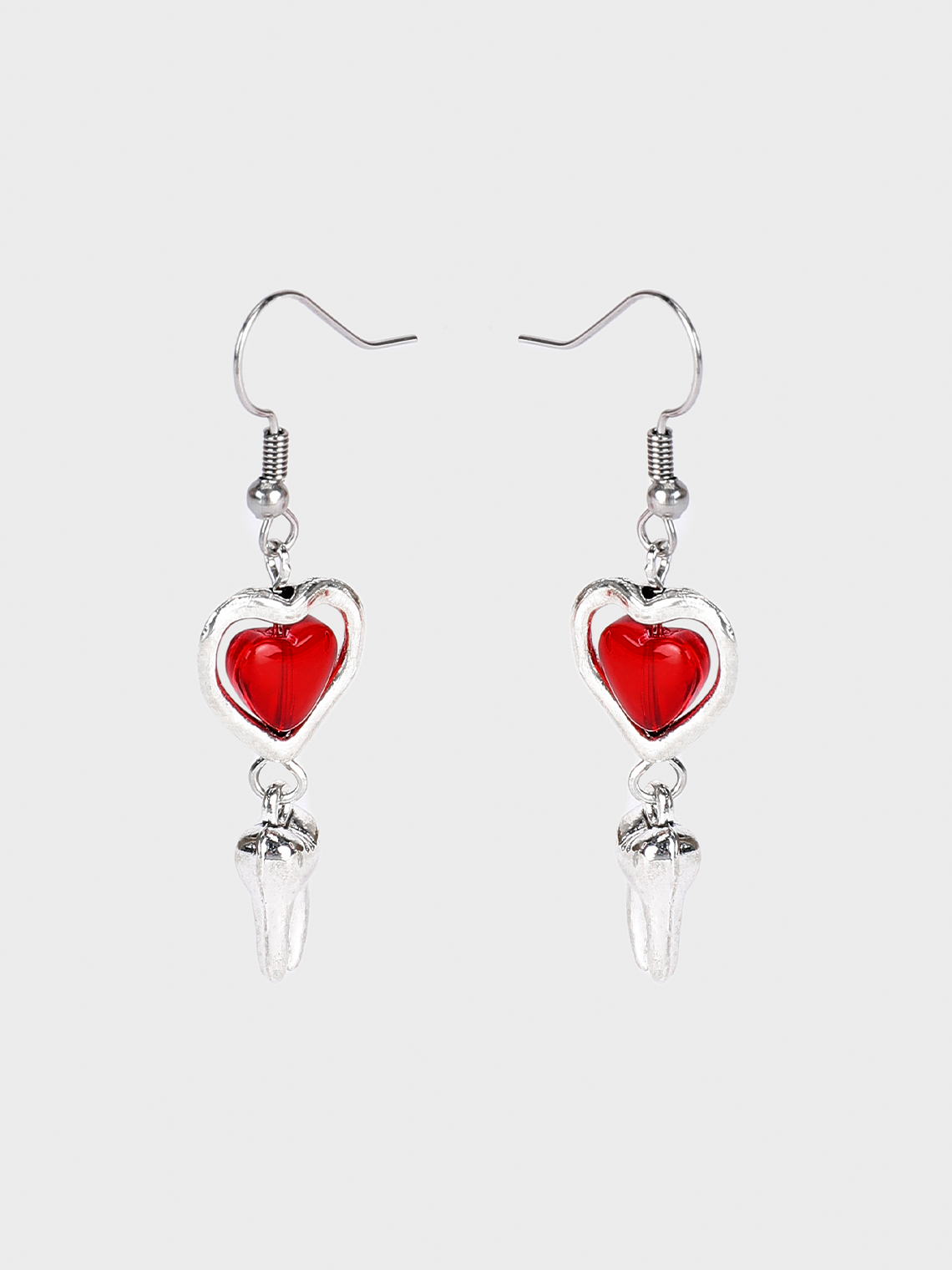 Street Red Accessory Earrings