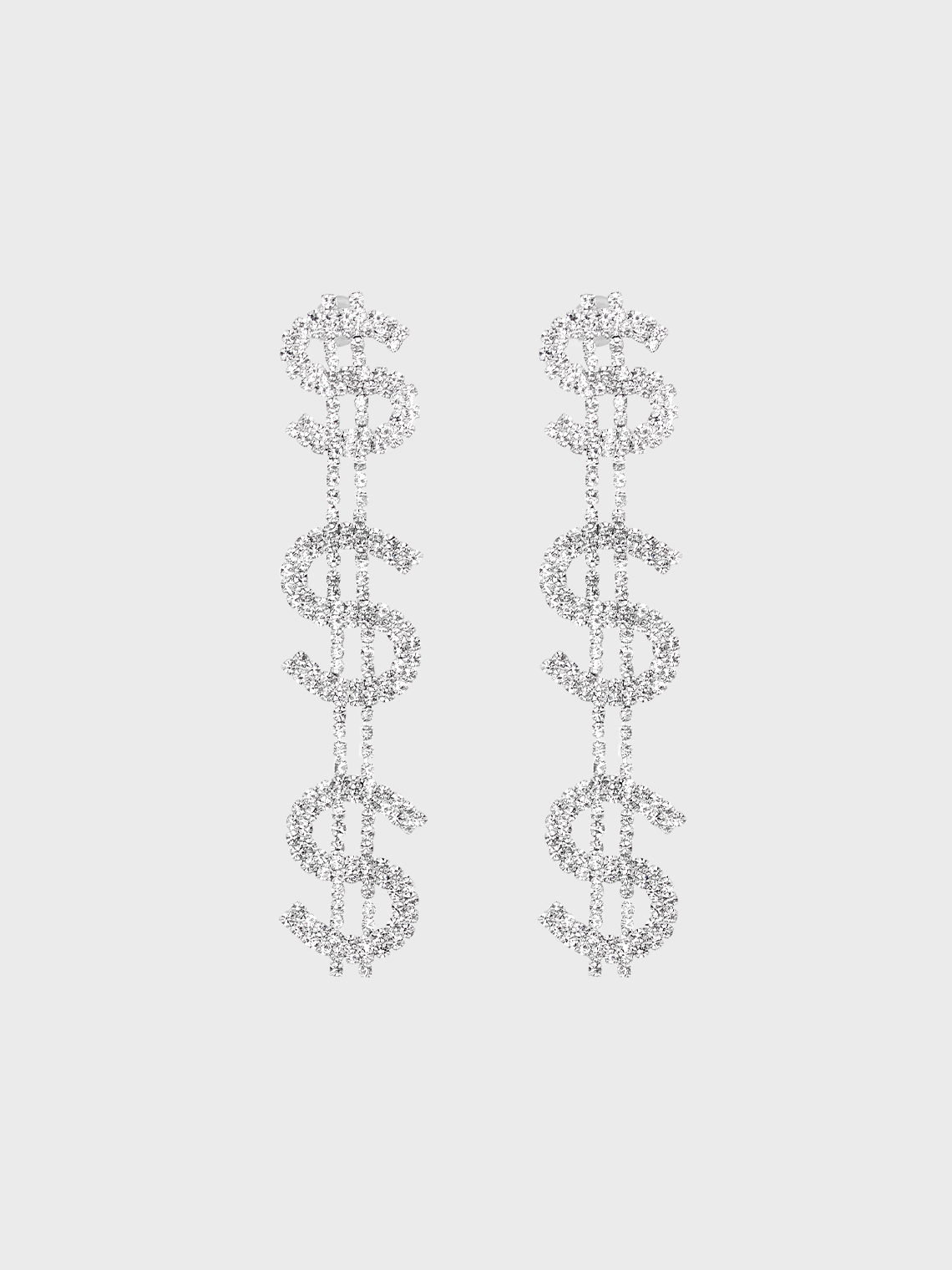 Y2K Silver Accessory Earrings