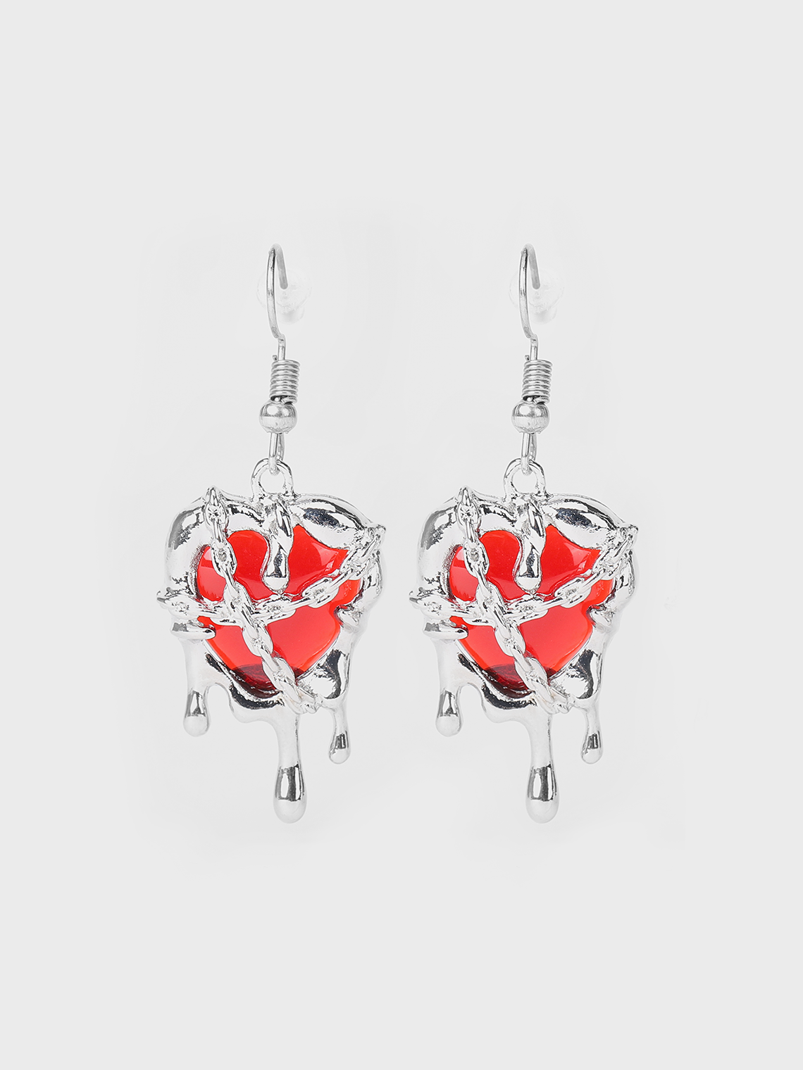 Metal Heart/Cordate Earrings