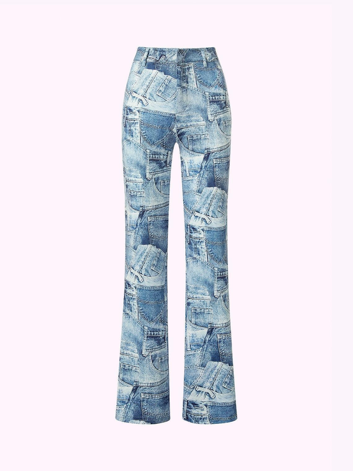 Casual Light Blue Bottom Jeans