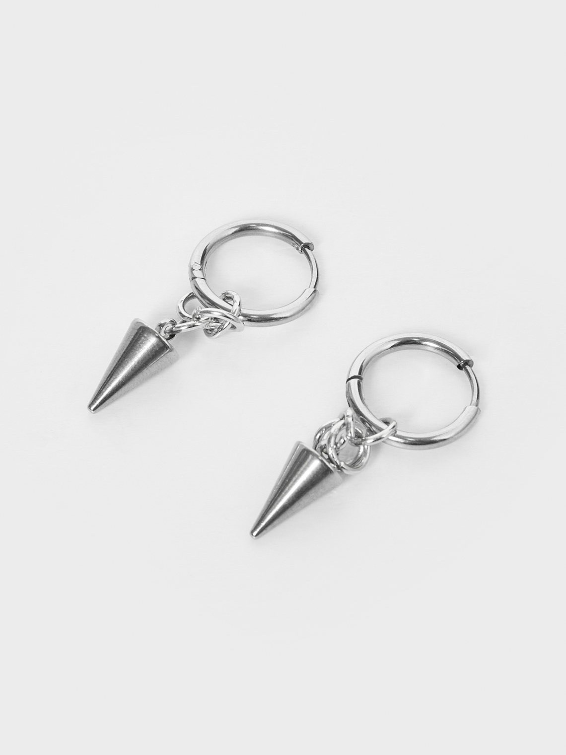 Punk Silver Accessory Earrings