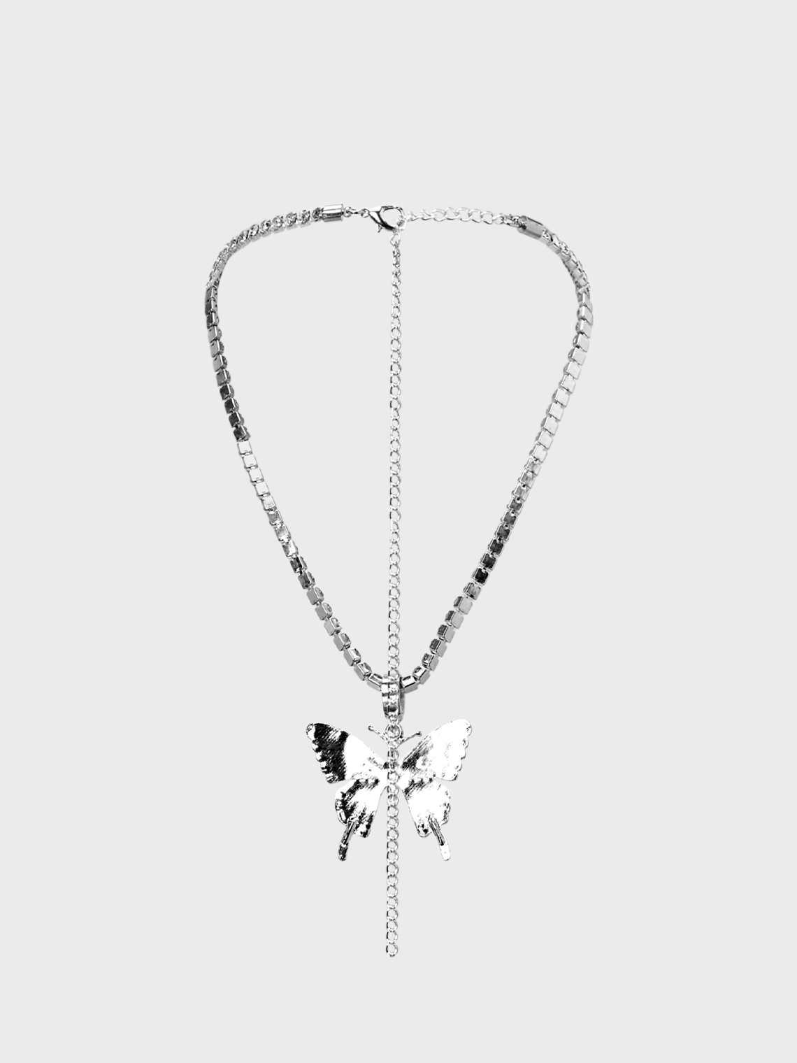 Y2K Silver Accessory Necklaces