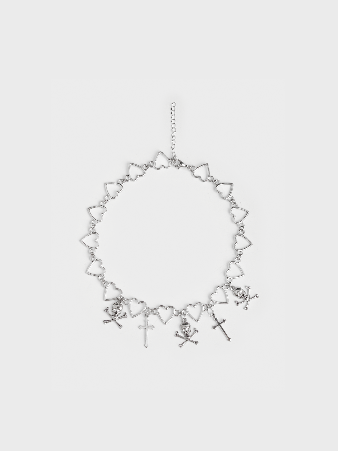 Punk Silver Accessory Necklaces