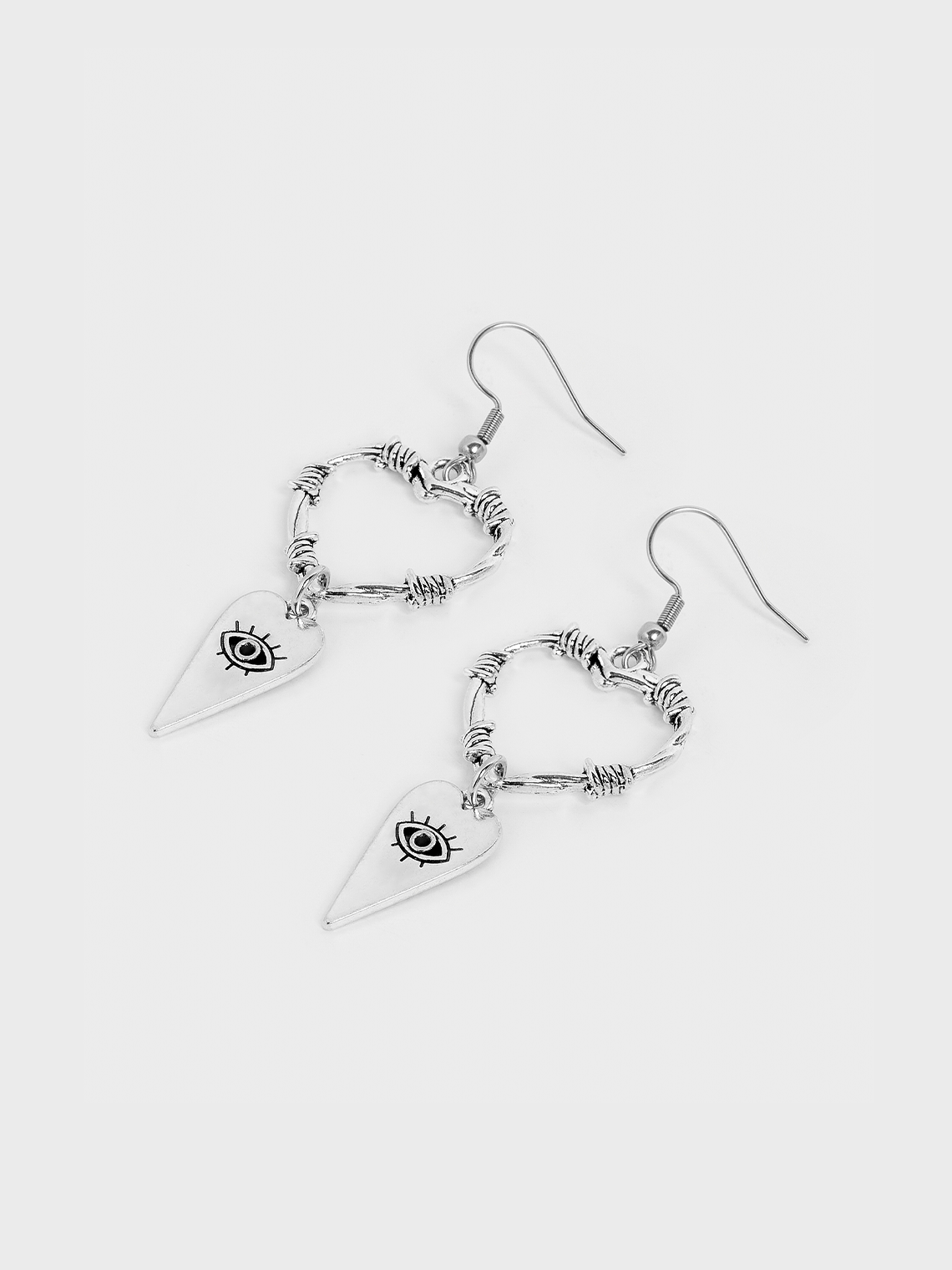 Punk Silver Accessory Earrings