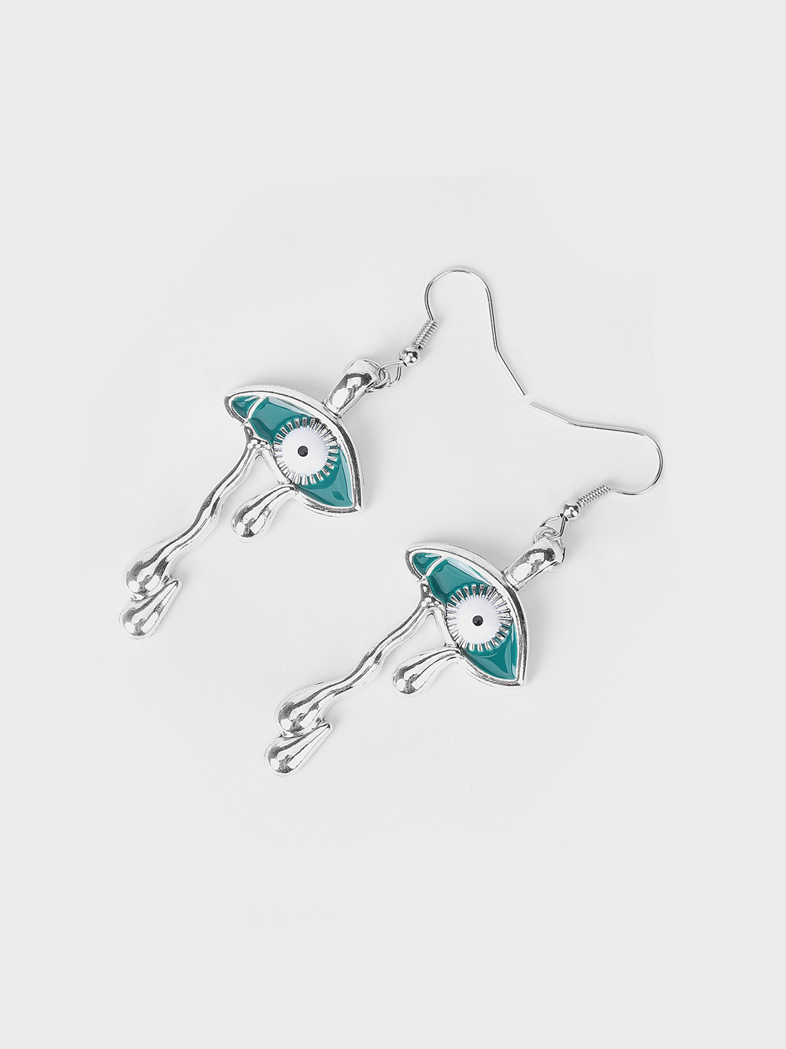 Metal Color Block Earrings