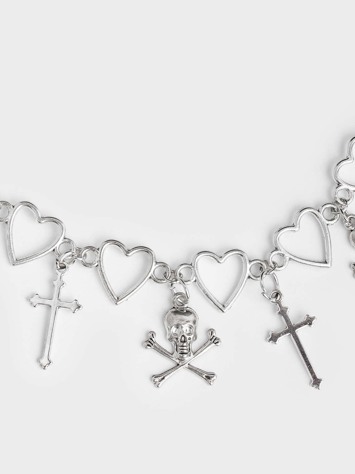 Punk Silver Accessory Necklaces