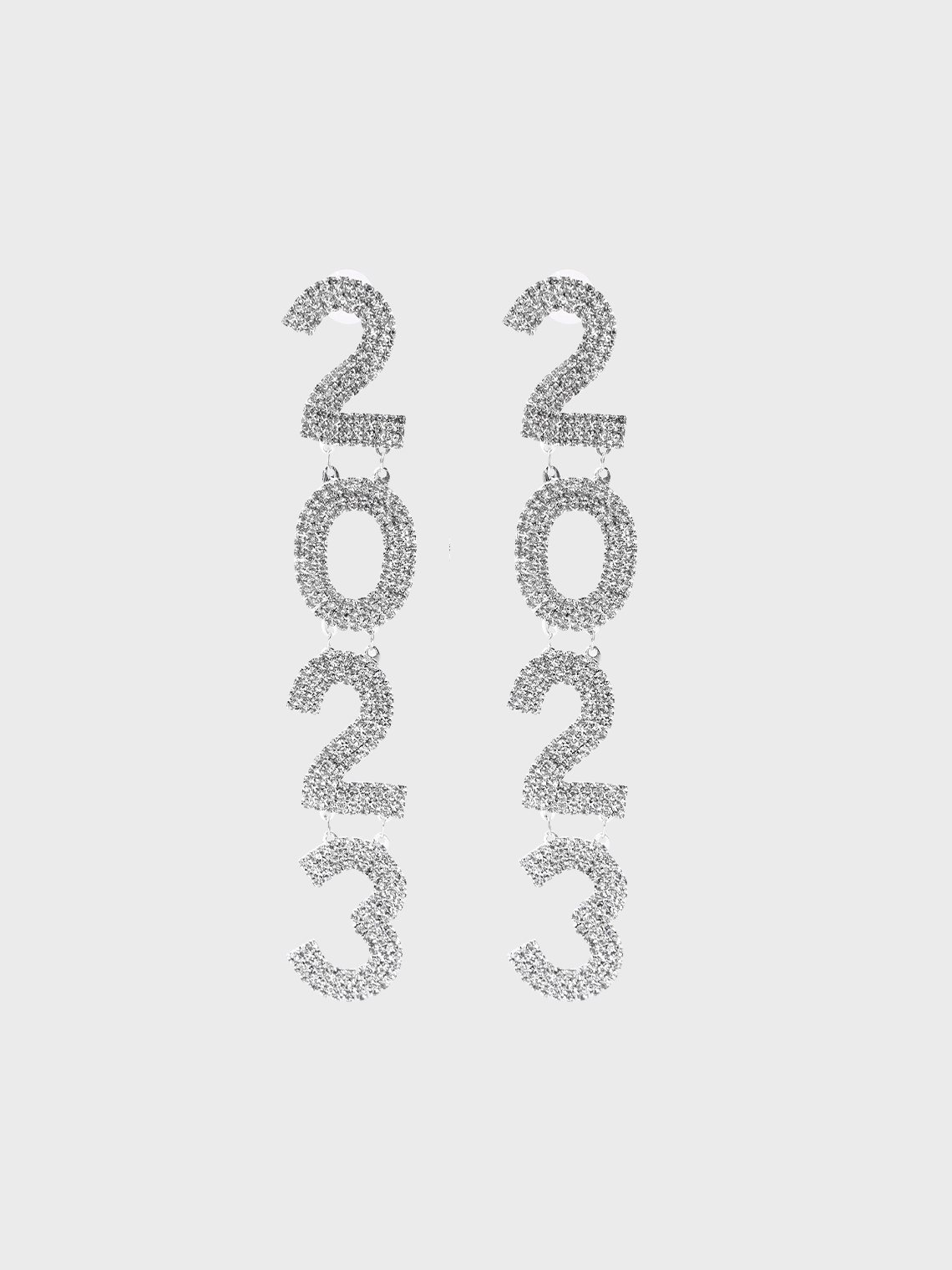 Y2K Silver Accessory Earrings