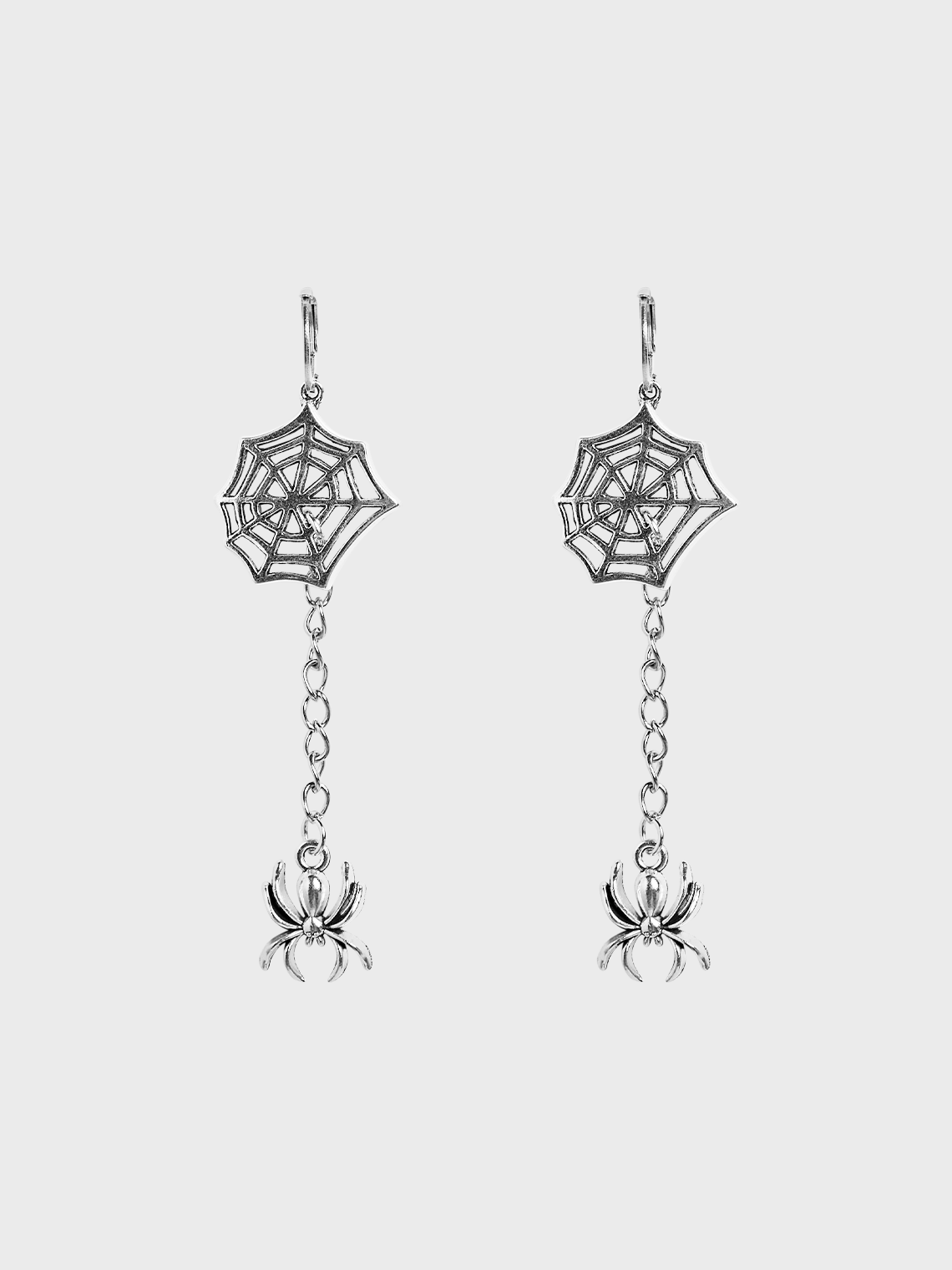 Punk Silver Accessory Earrings