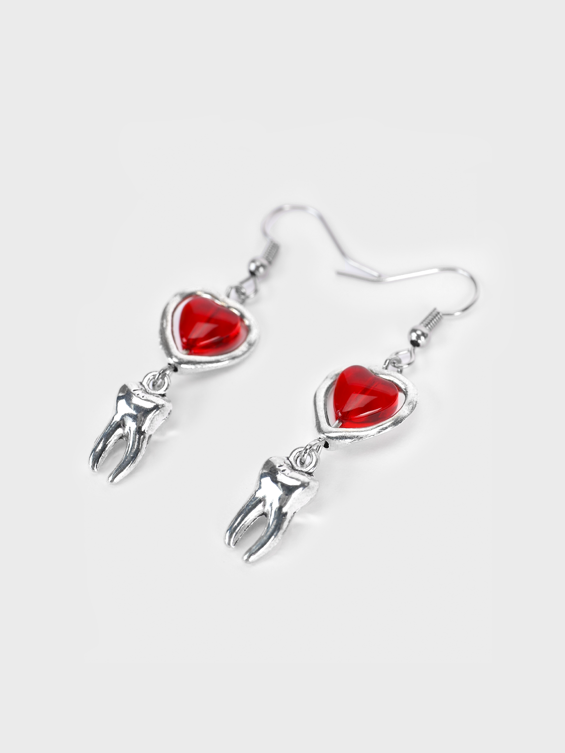 Street Red Accessory Earrings