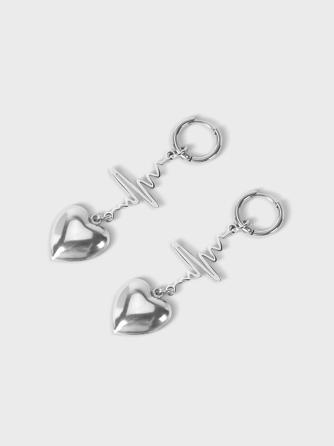 Y2K Silver Accessory Earrings