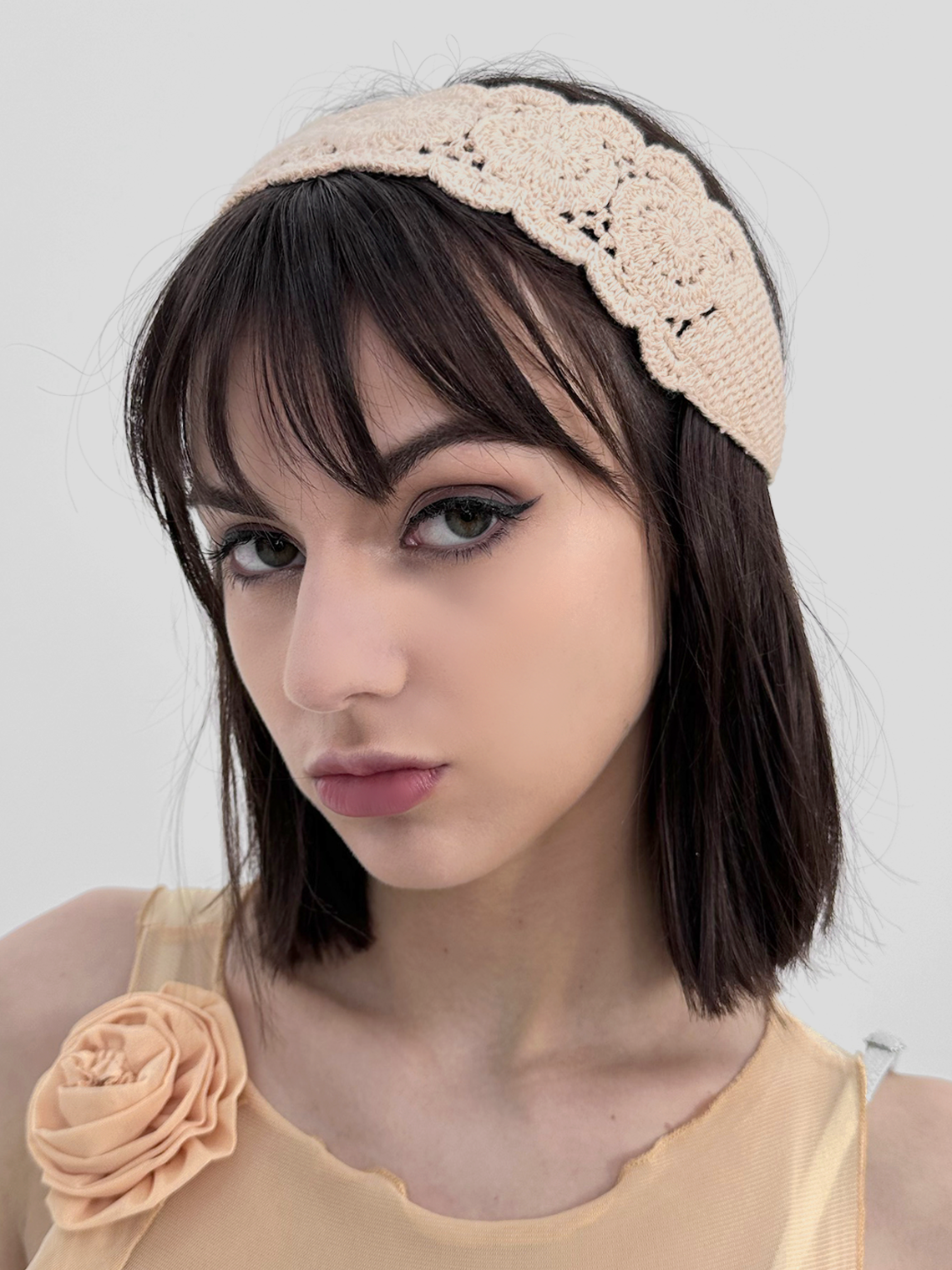 Y2k Off White Accessory Headband