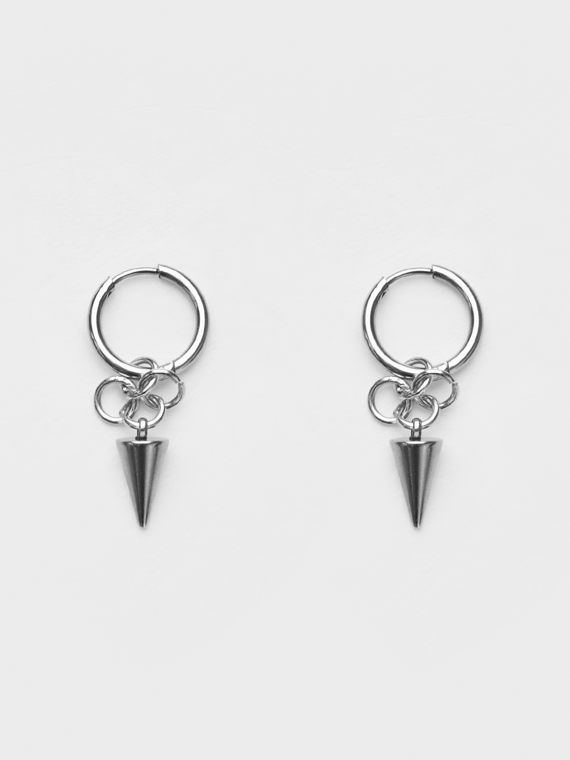 Punk Silver Accessory Earrings