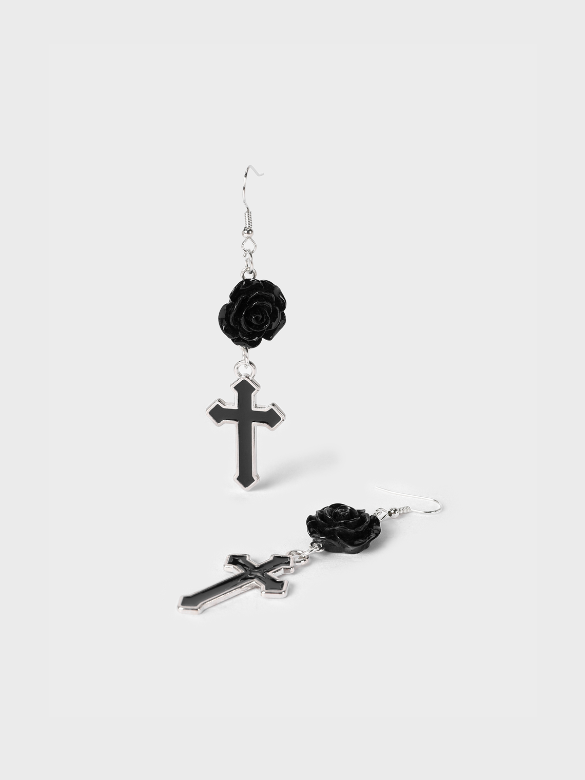 Punk Black Accessory Earrings