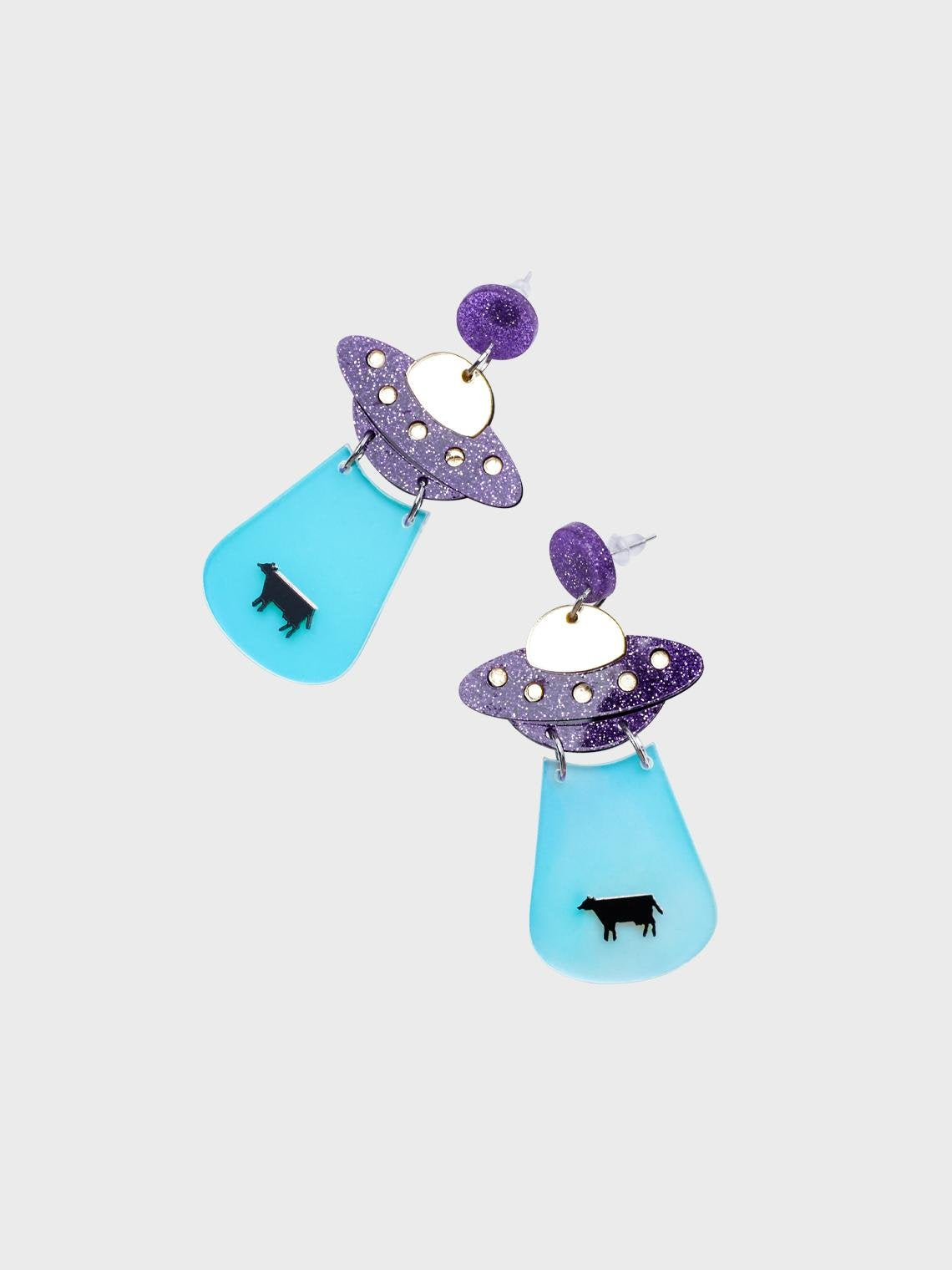 Street Purple Accessory Earrings