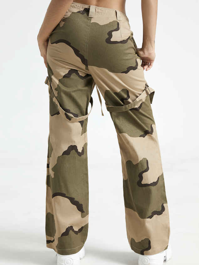 Pockets Cargo Camouflage Camo Pants