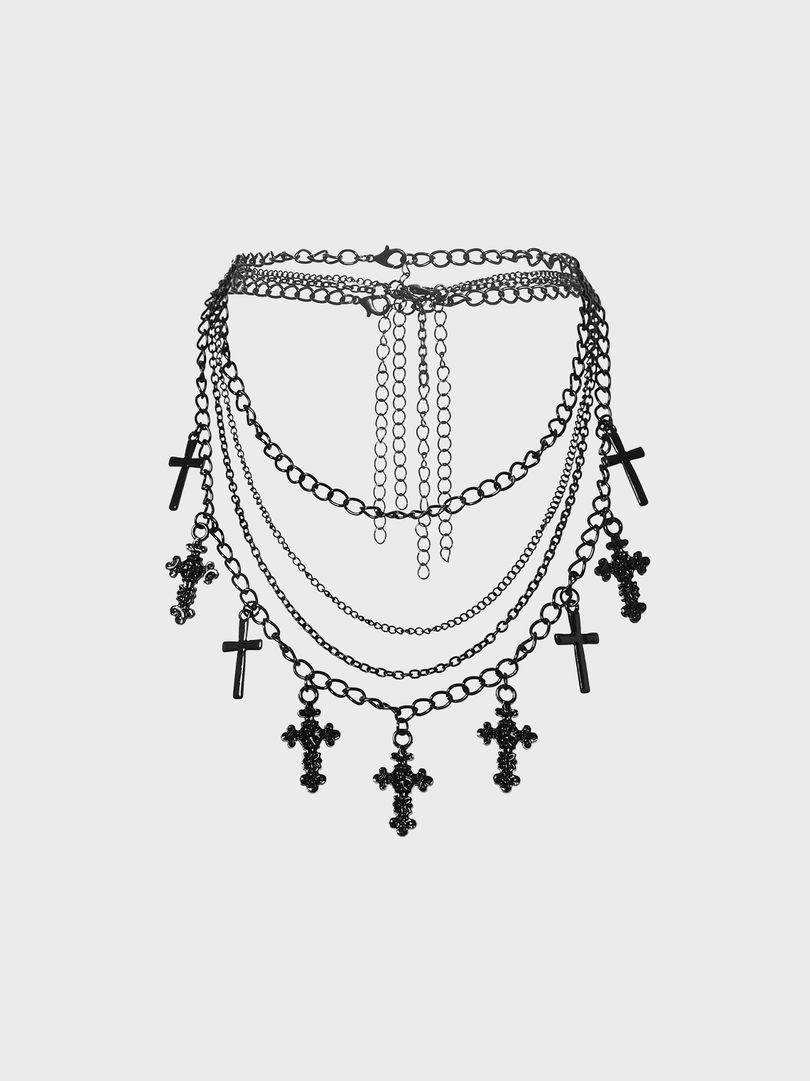 Metal Cross Necklace