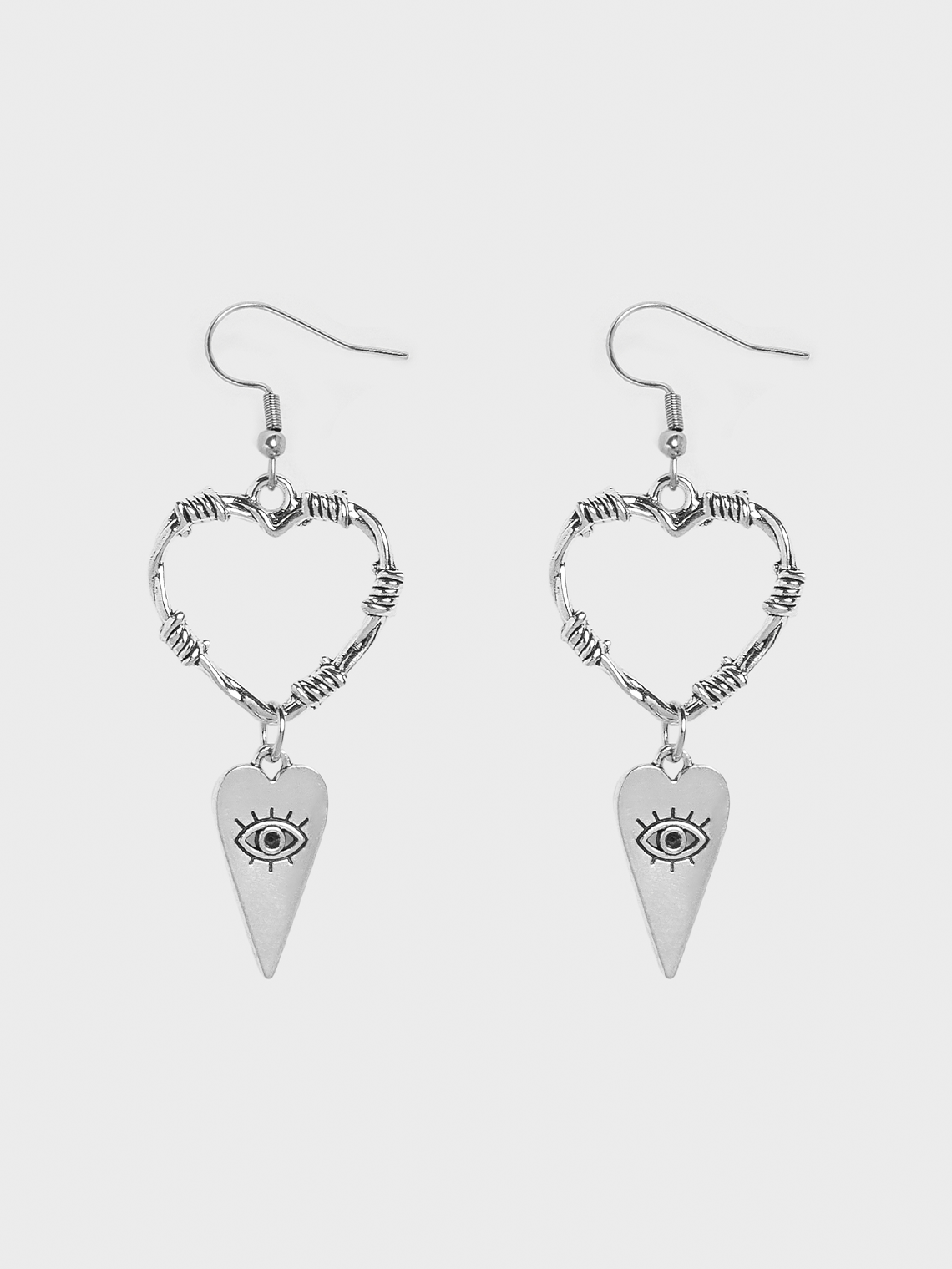 Punk Silver Accessory Earrings