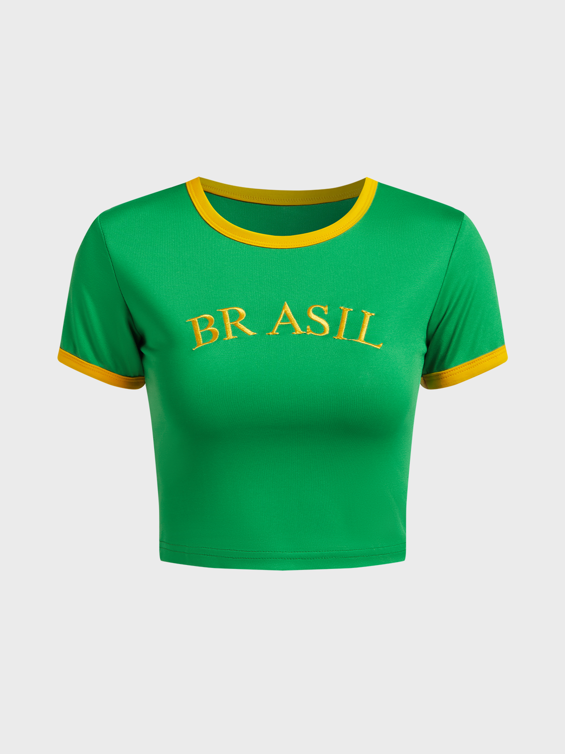 Brasil Color Block Tight T-Shirt