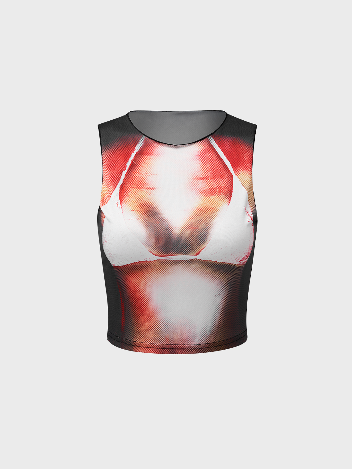 Edgy Multicolor Body print Top Tank Top & Cami