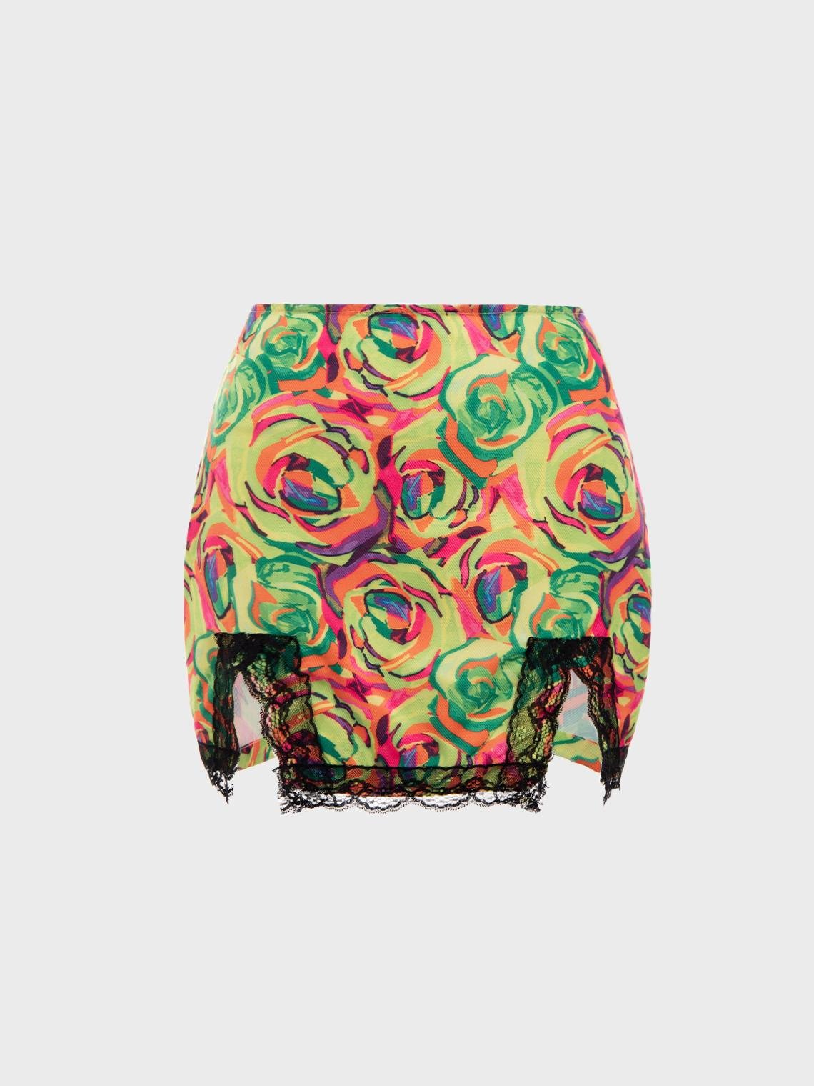 Casual Multicolor Bottom Skirt