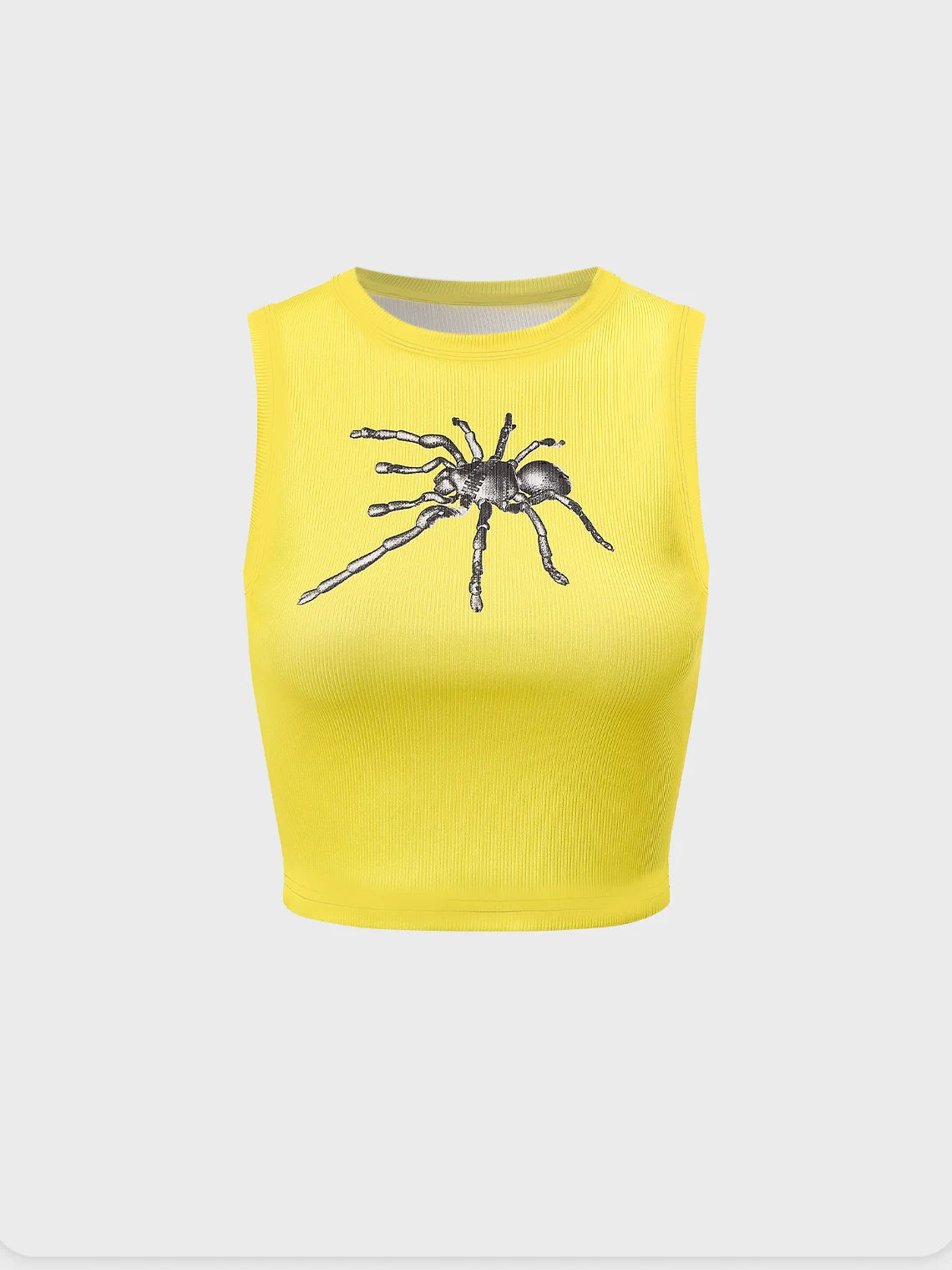 Y2K Pink Spider Sleeveless Top Tank Top & Cami