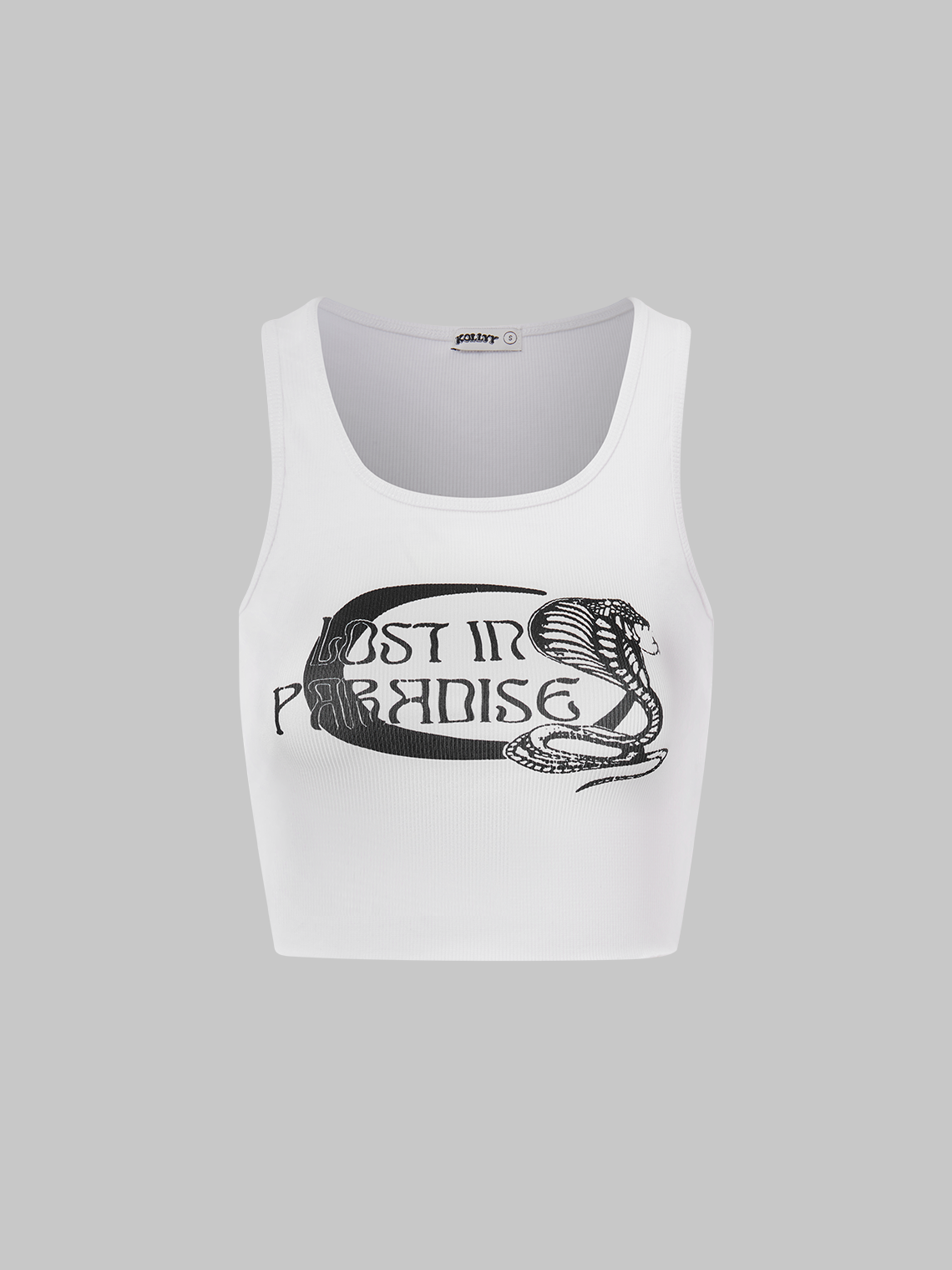 Y2K White Top Tank Top & Cami