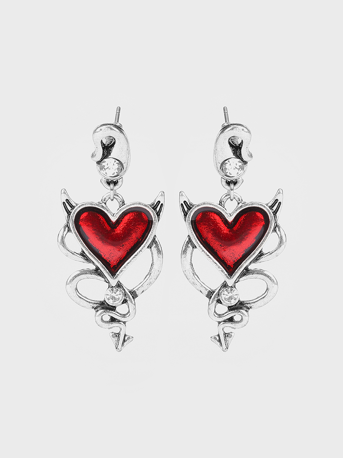 Metal Heart/Cordate Earrings