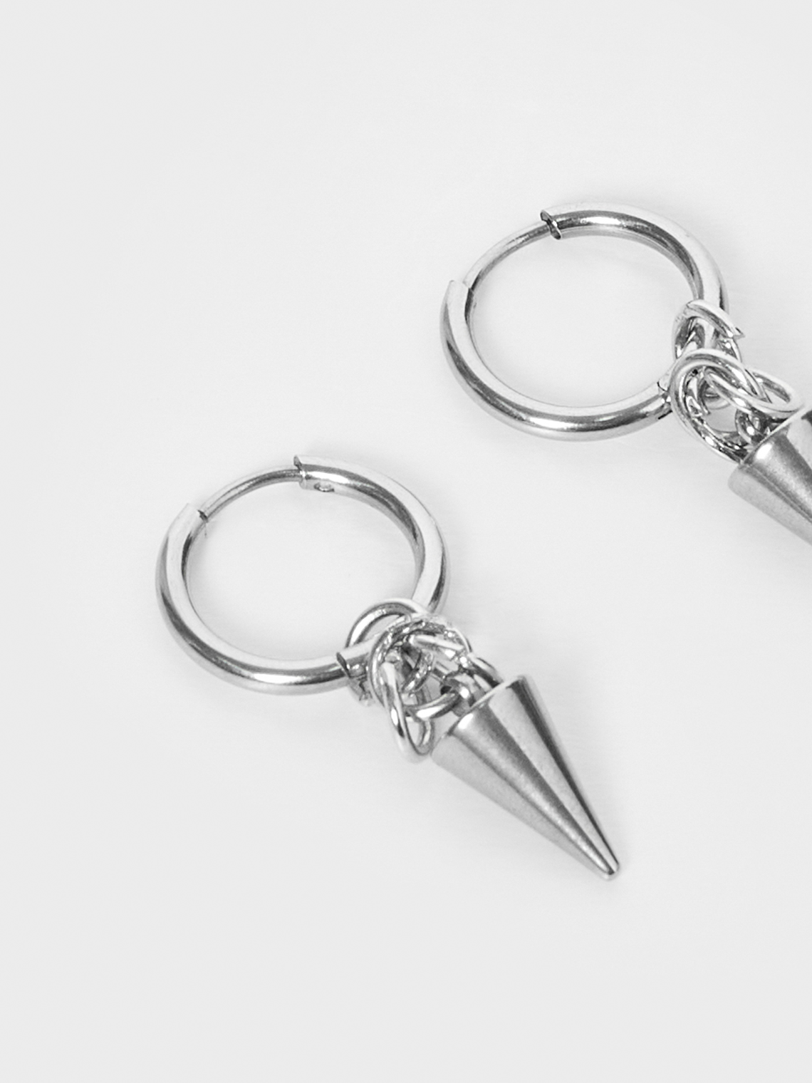 Punk Silver Accessory Earrings