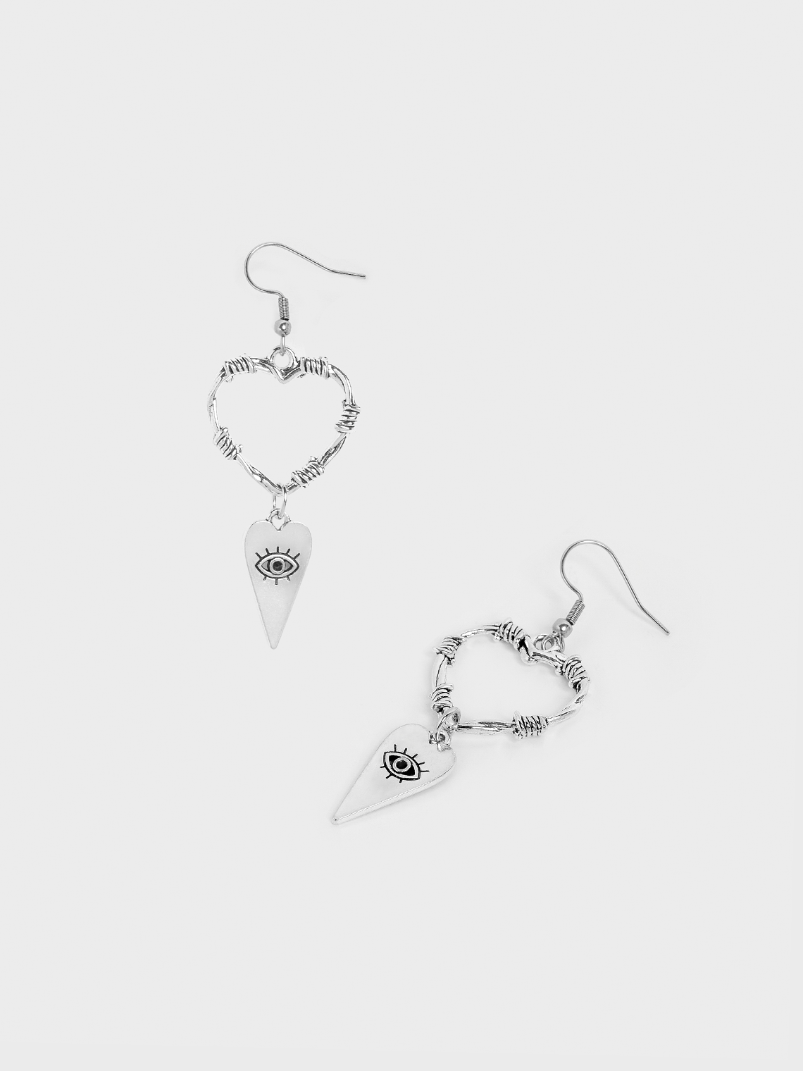 Punk Silver Accessory Earrings